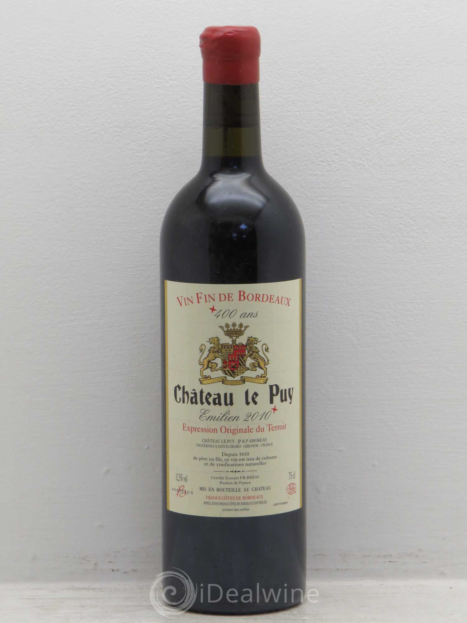 Le Puy - Cuvée Emilien 2010 - Lot de 1 bouteille - 0