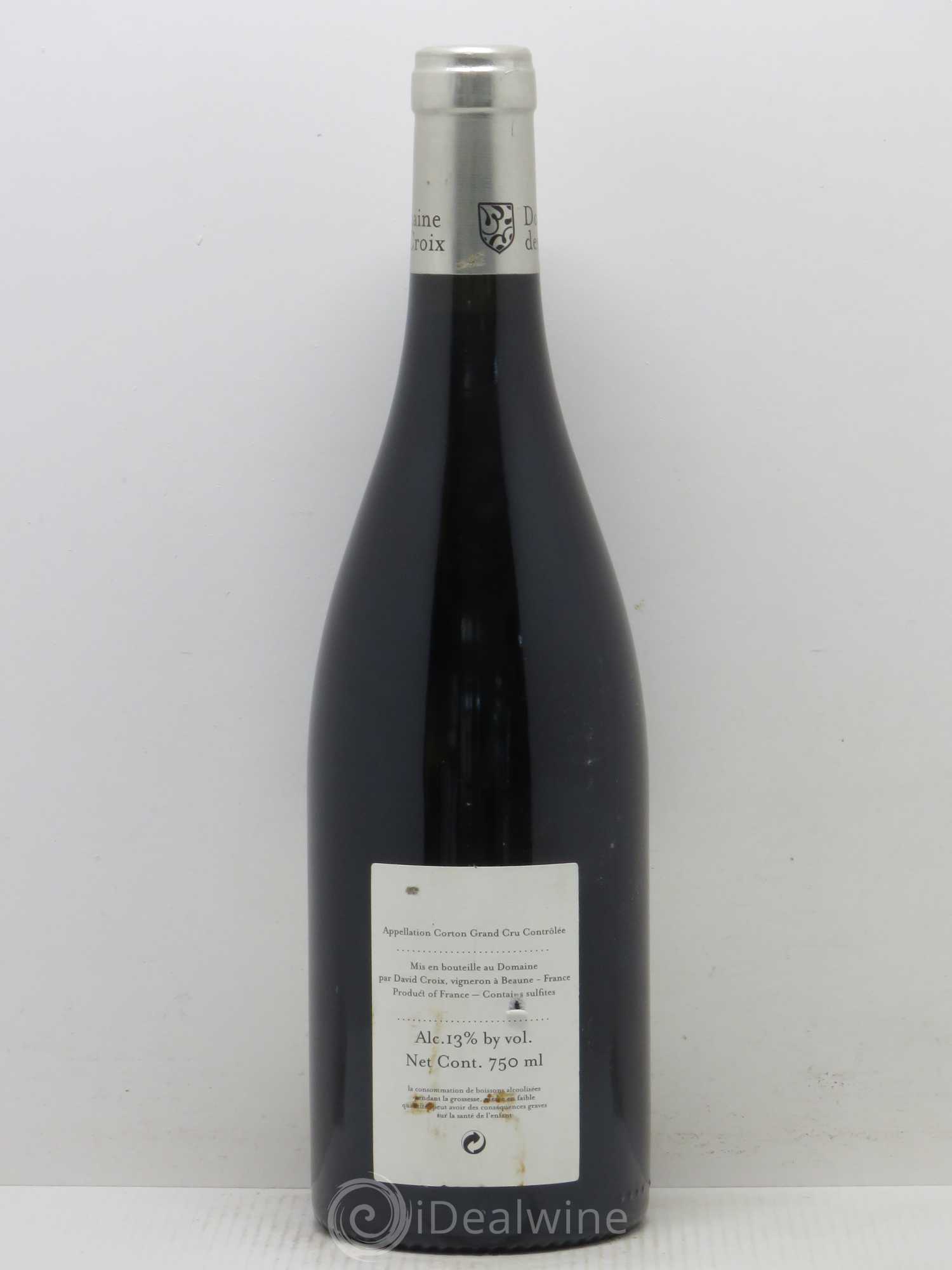 Corton Grand Cru Les Grèves Croix (Domaine des) 2012 - Lot de 1 bouteille - 1