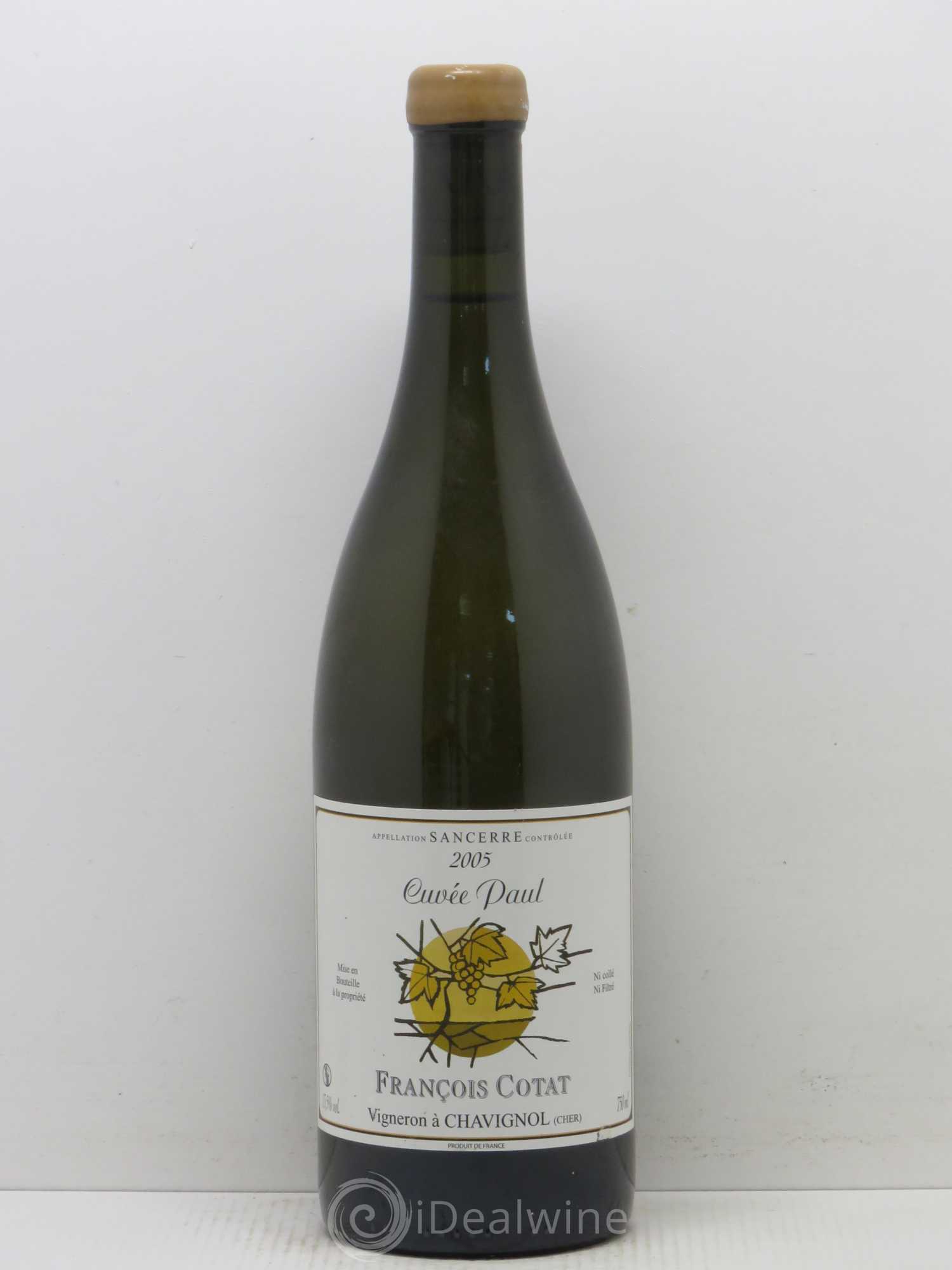 Sancerre Cuvée Paul François Cotat 2005 - Lot de 1 bouteille - 0