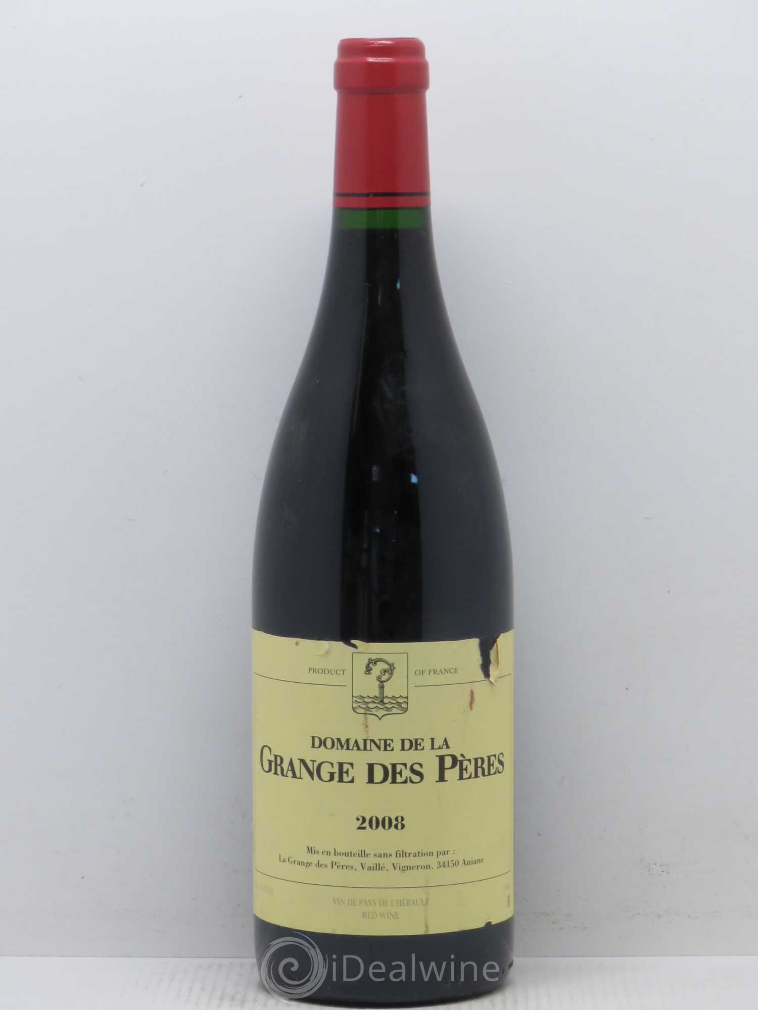 Pays d'Hérault Grange des Pères Laurent Vaillé 2008 - Lot de 1 bouteille - 0