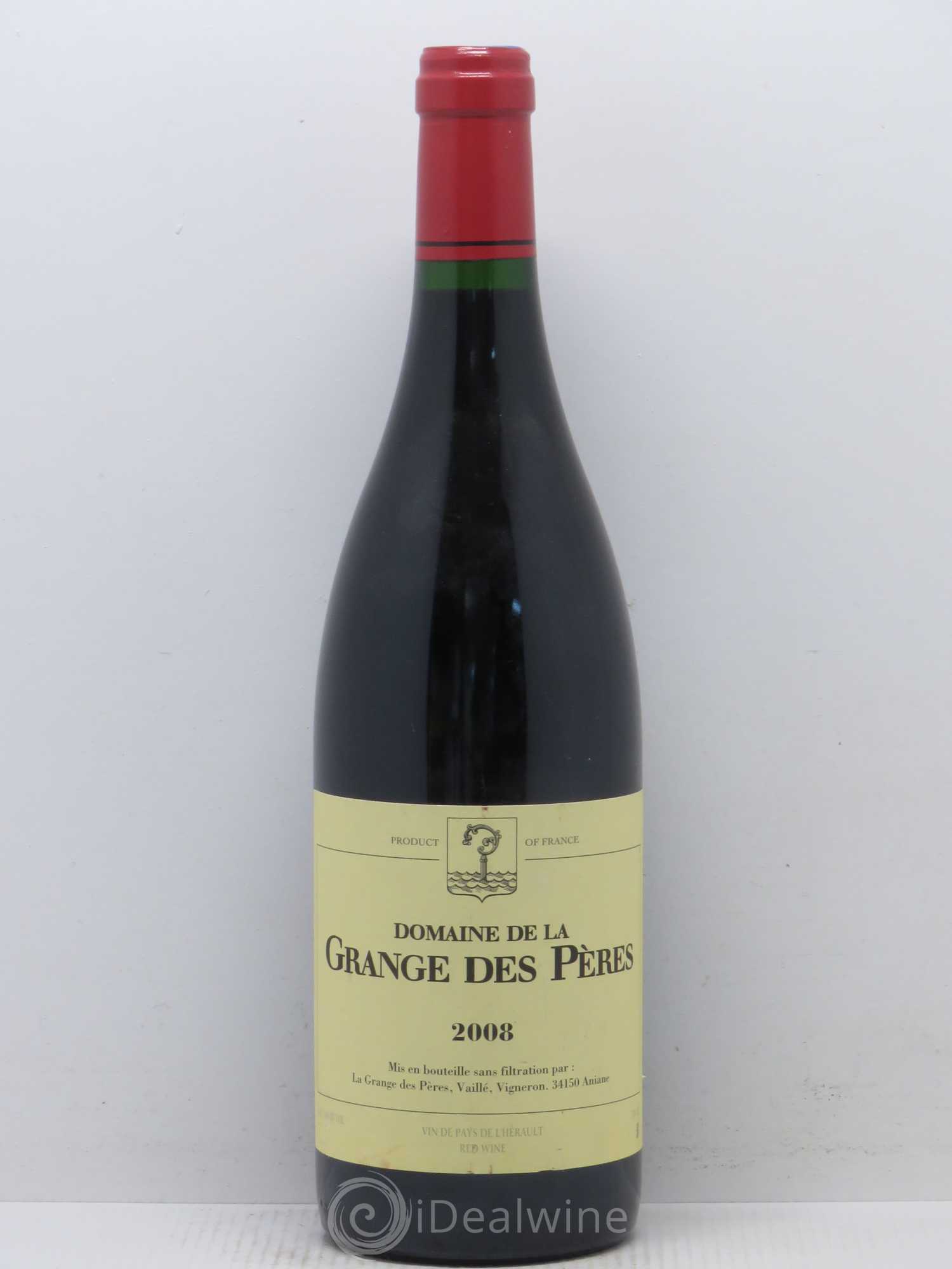 Pays d'Hérault Grange des Pères Laurent Vaillé 2008 - Lot de 1 bouteille - 0