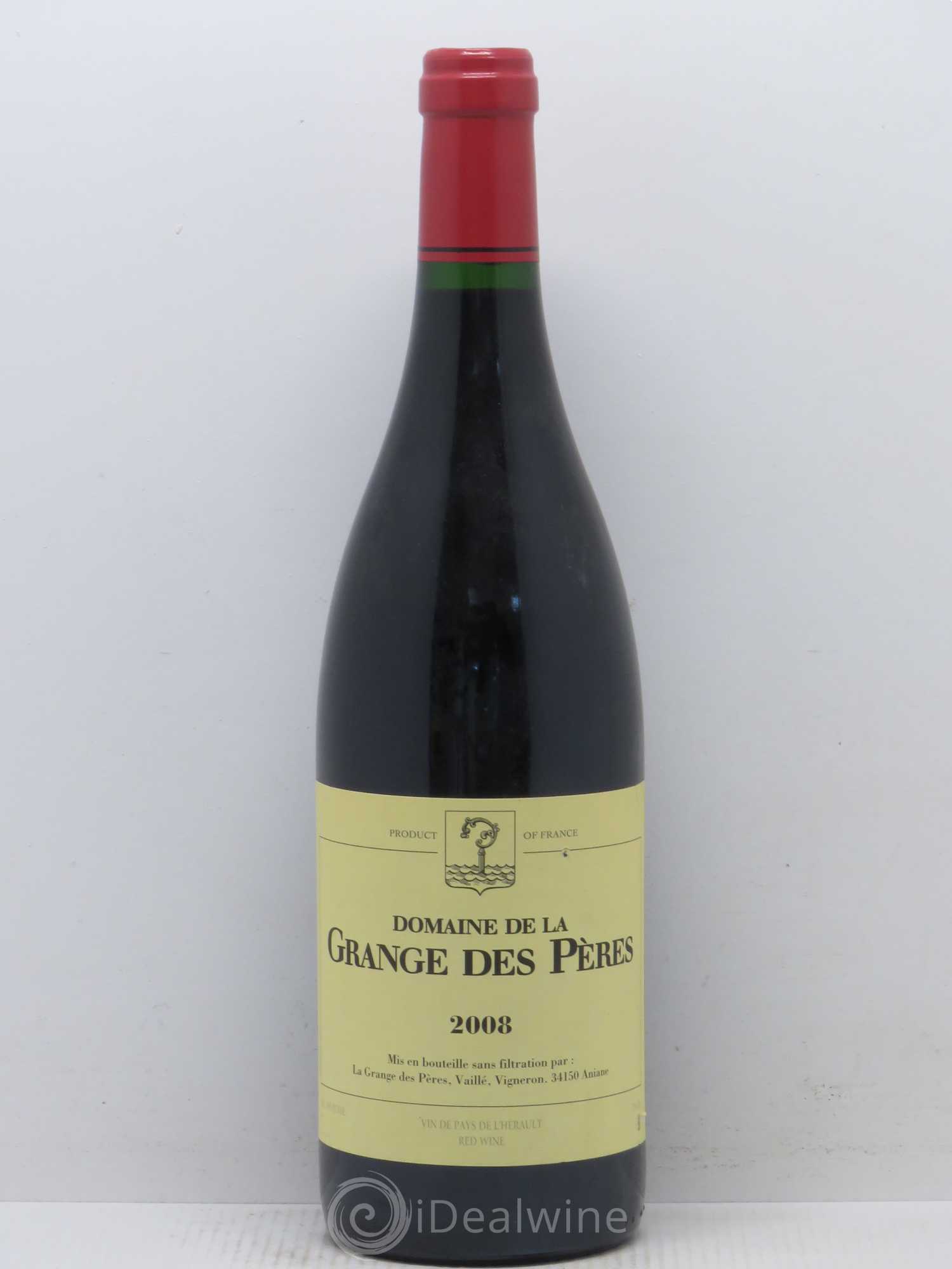 Pays d'Hérault Grange des Pères Laurent Vaillé 2008 - Lot de 1 bouteille - 0