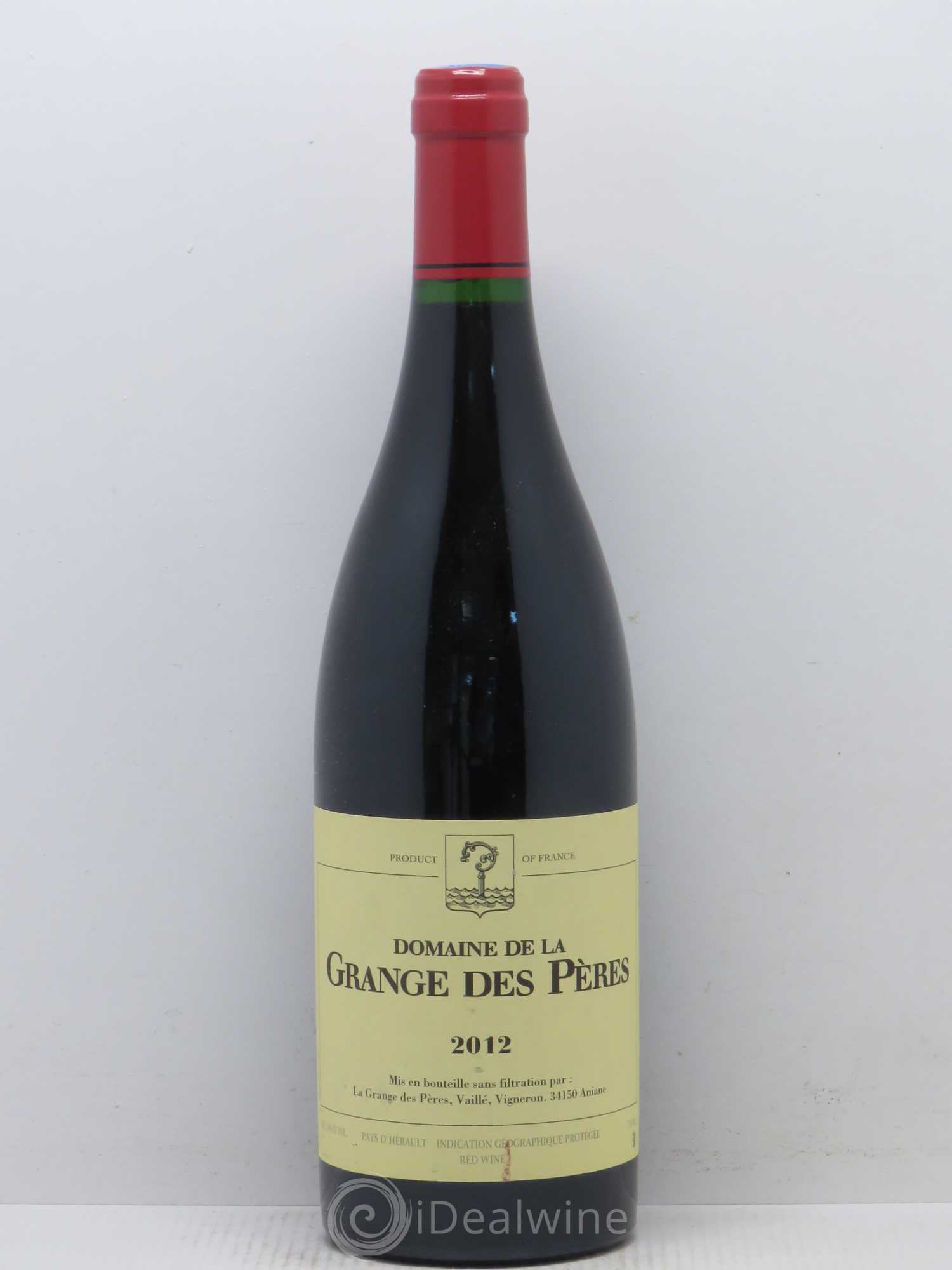 Pays d'Hérault Grange des Pères Laurent Vaillé 2012 - Lot de 1 bouteille - 0