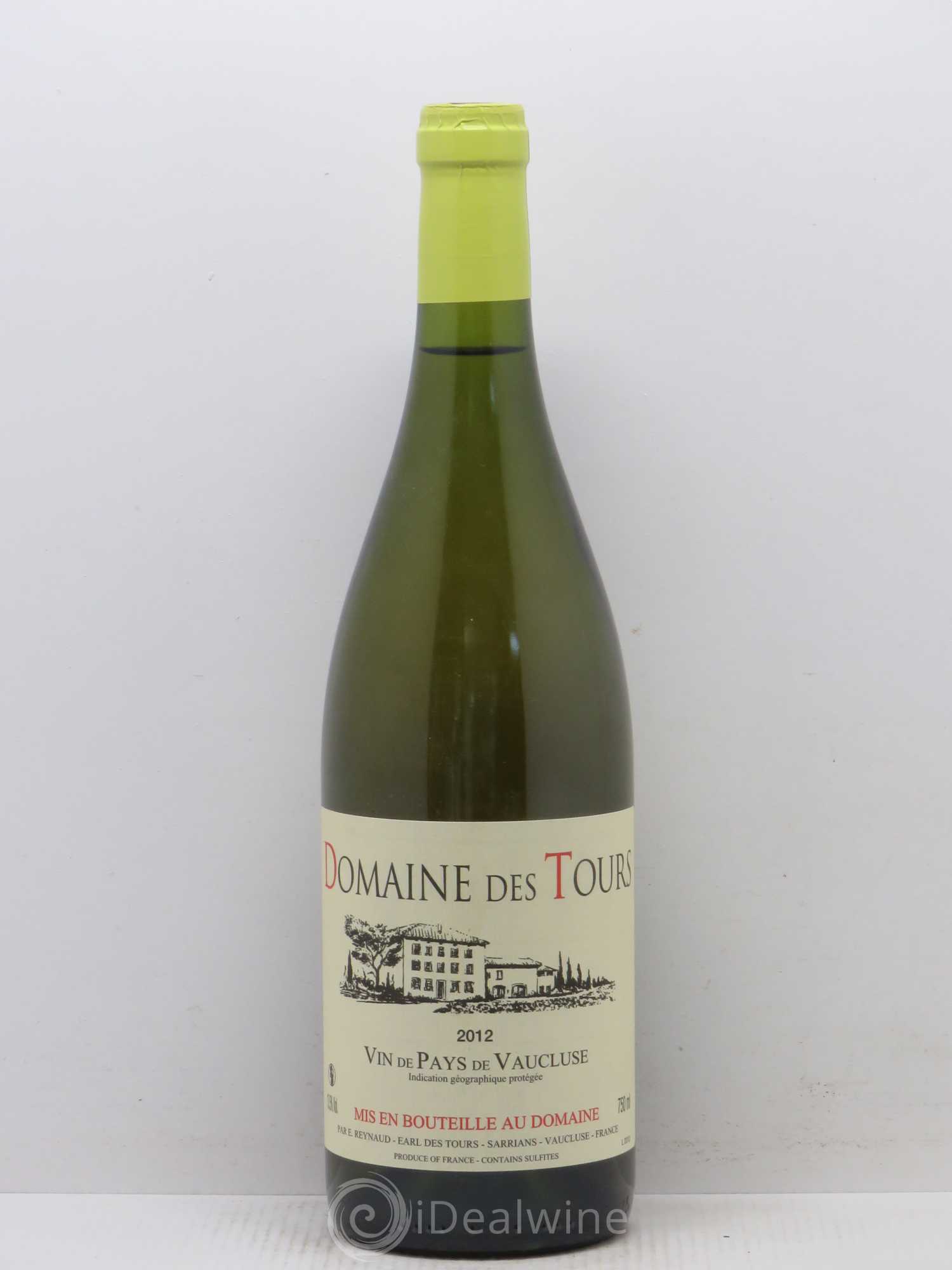 Vaucluse (Vin de Pays de Vaucluse) Domaine des Tours Emmanuel Reynaud 2012 - Lot de 1 bouteille - 0