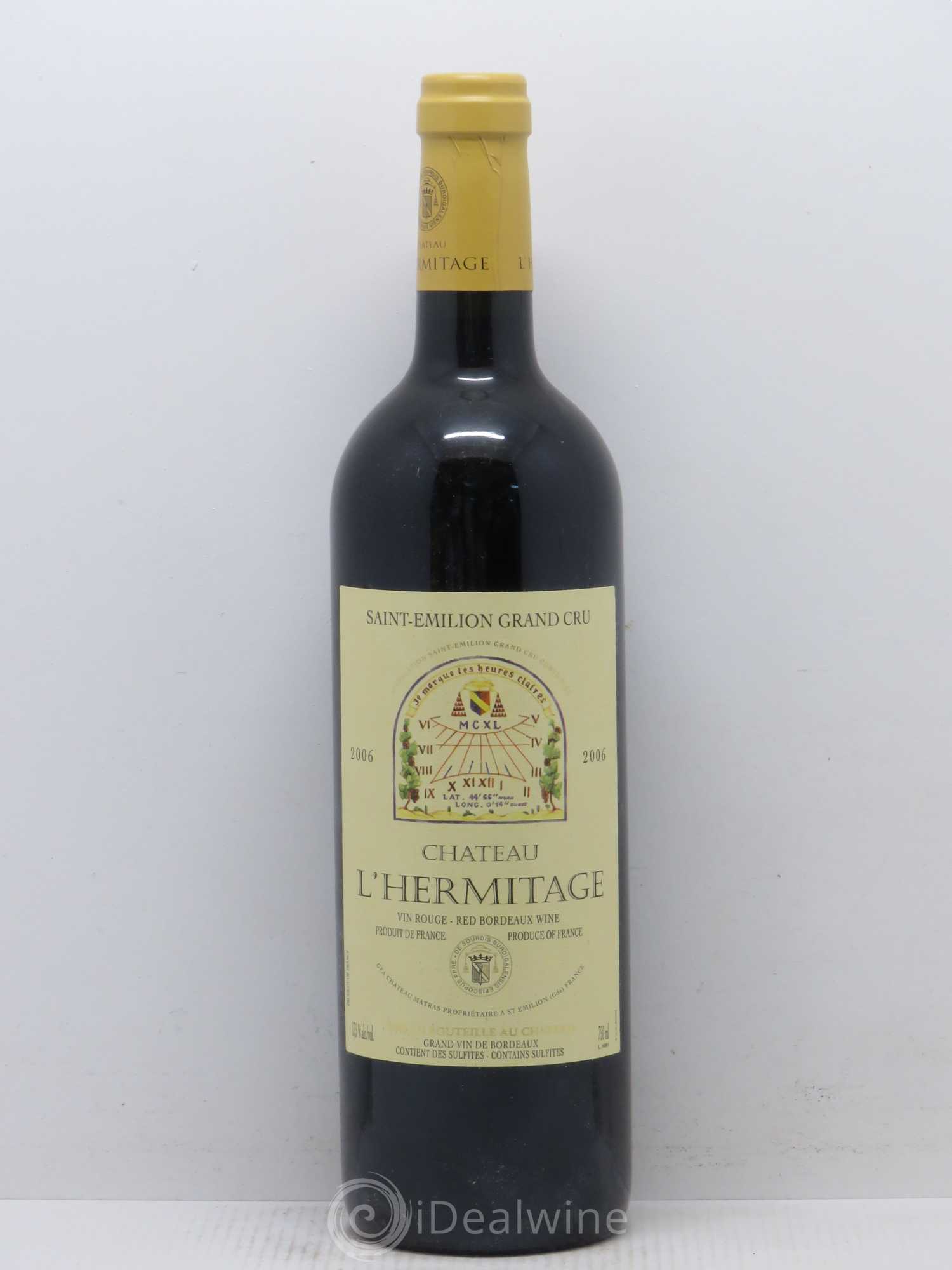 Château l' Hermitage (sans prix de réserve) 2006 - Lot de 1 bouteille - 0