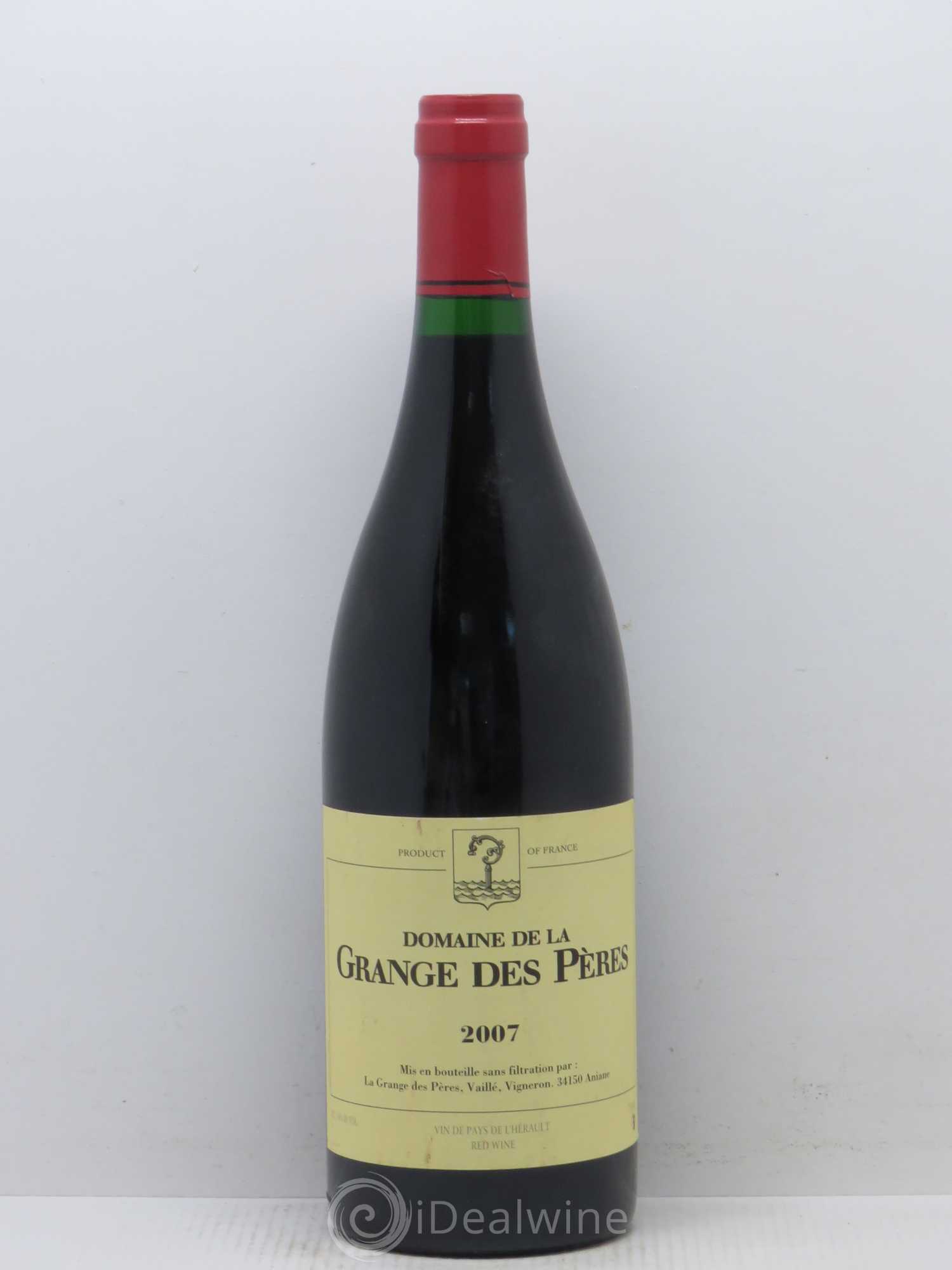 Pays d'Hérault Grange des Pères Laurent Vaillé 2007 - Lot de 1 bouteille - 0