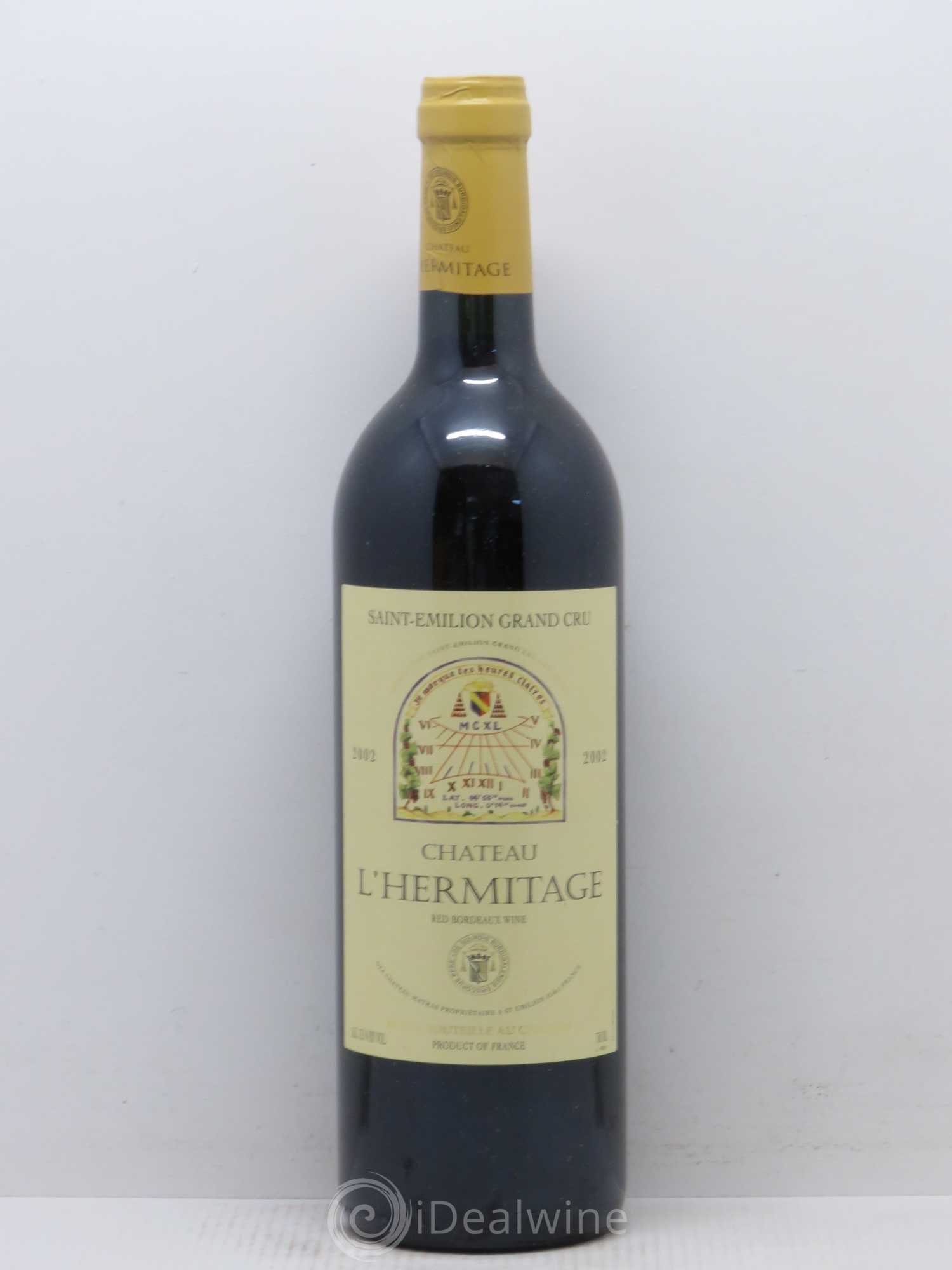 Château l' Hermitage (sans prix de réserve) 2002 - Lot de 1 bouteille - 0
