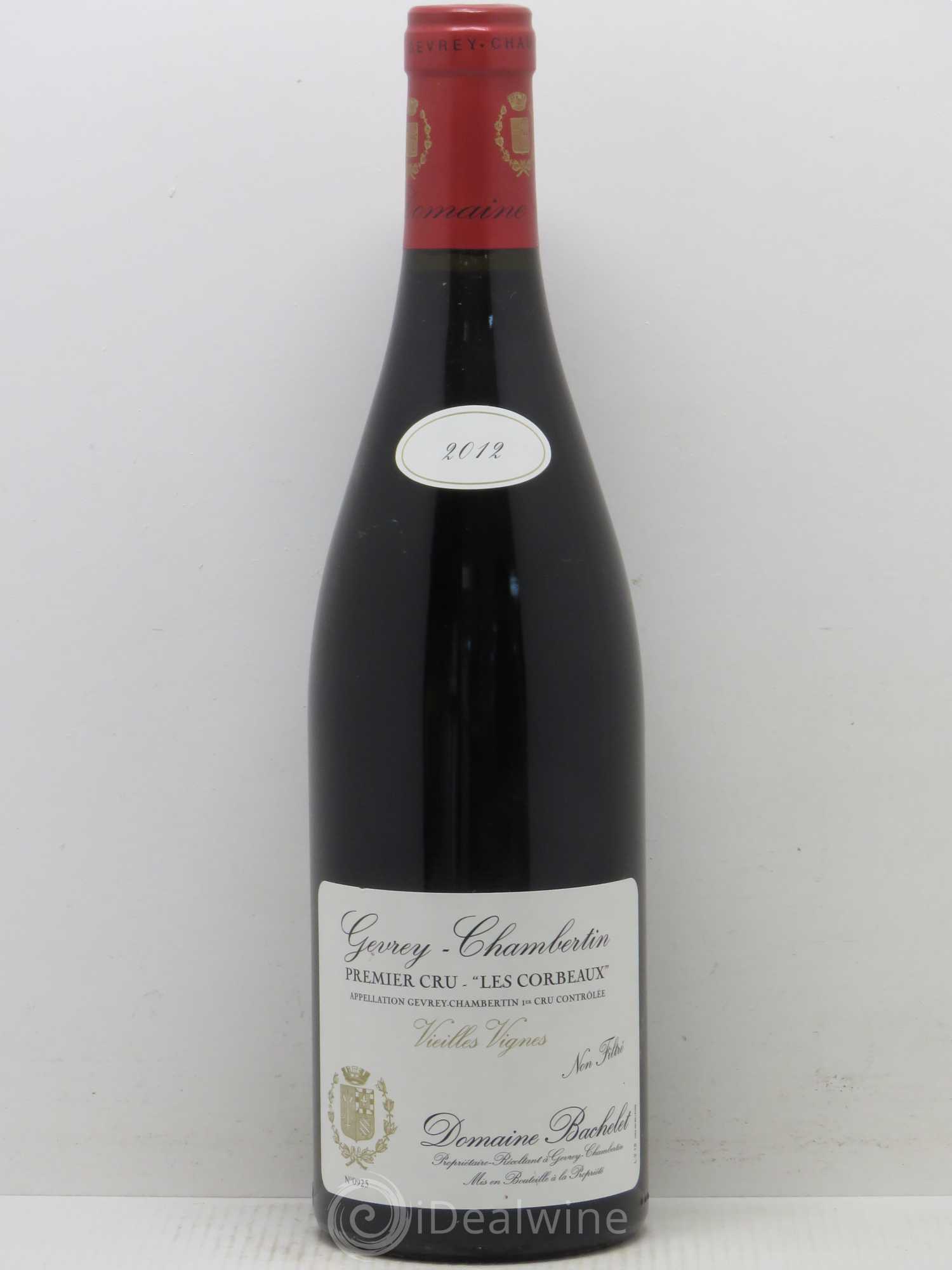 Gevrey-Chambertin 1er Cru Les Corbeaux Vieilles Vignes Domaine Denis Bachelet 2012 - Posten von 1 Flasche - 0