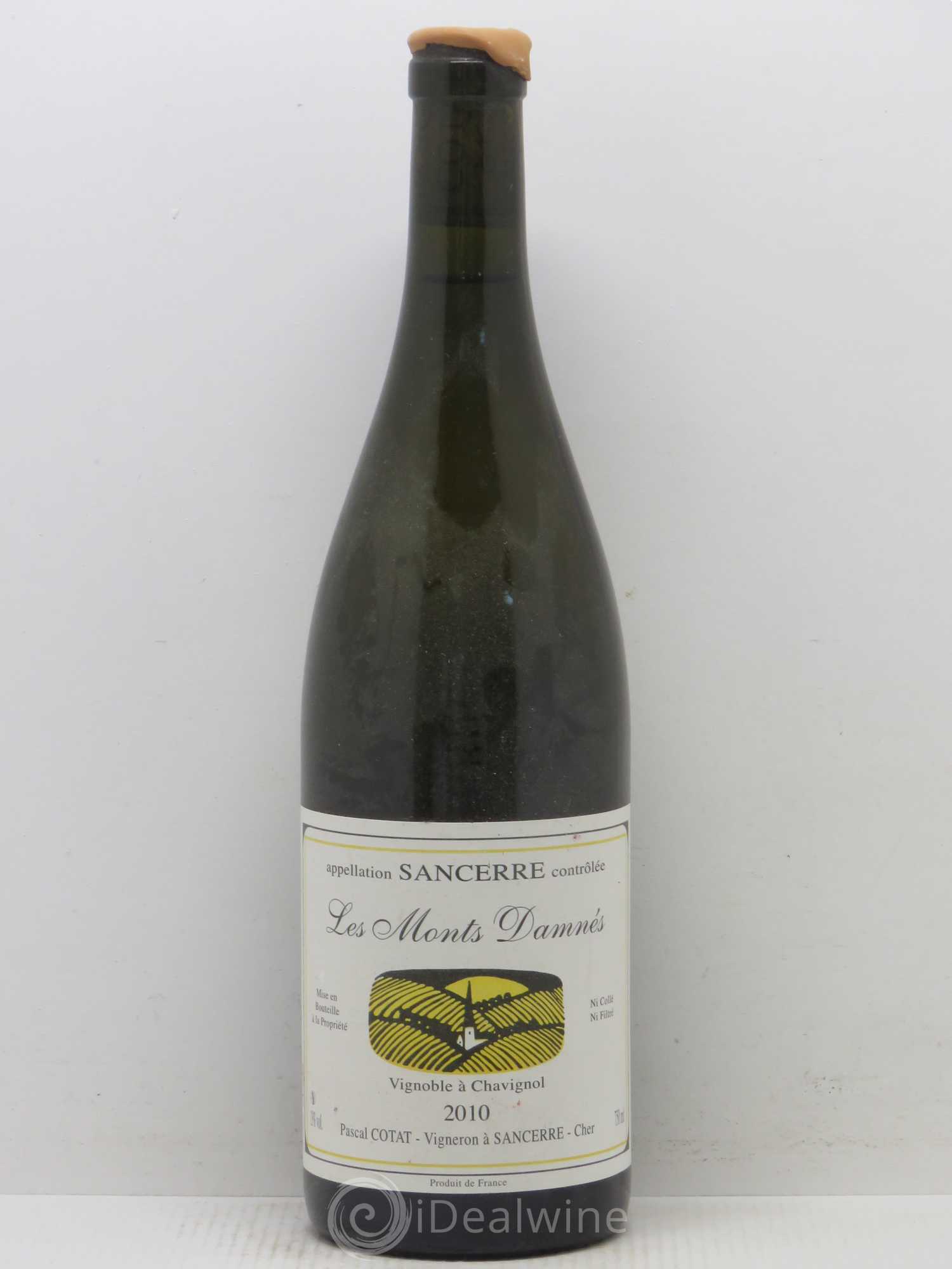 Sancerre Les Monts Damnés Pascal Cotat 2010 - Lot de 1 bouteille - 0