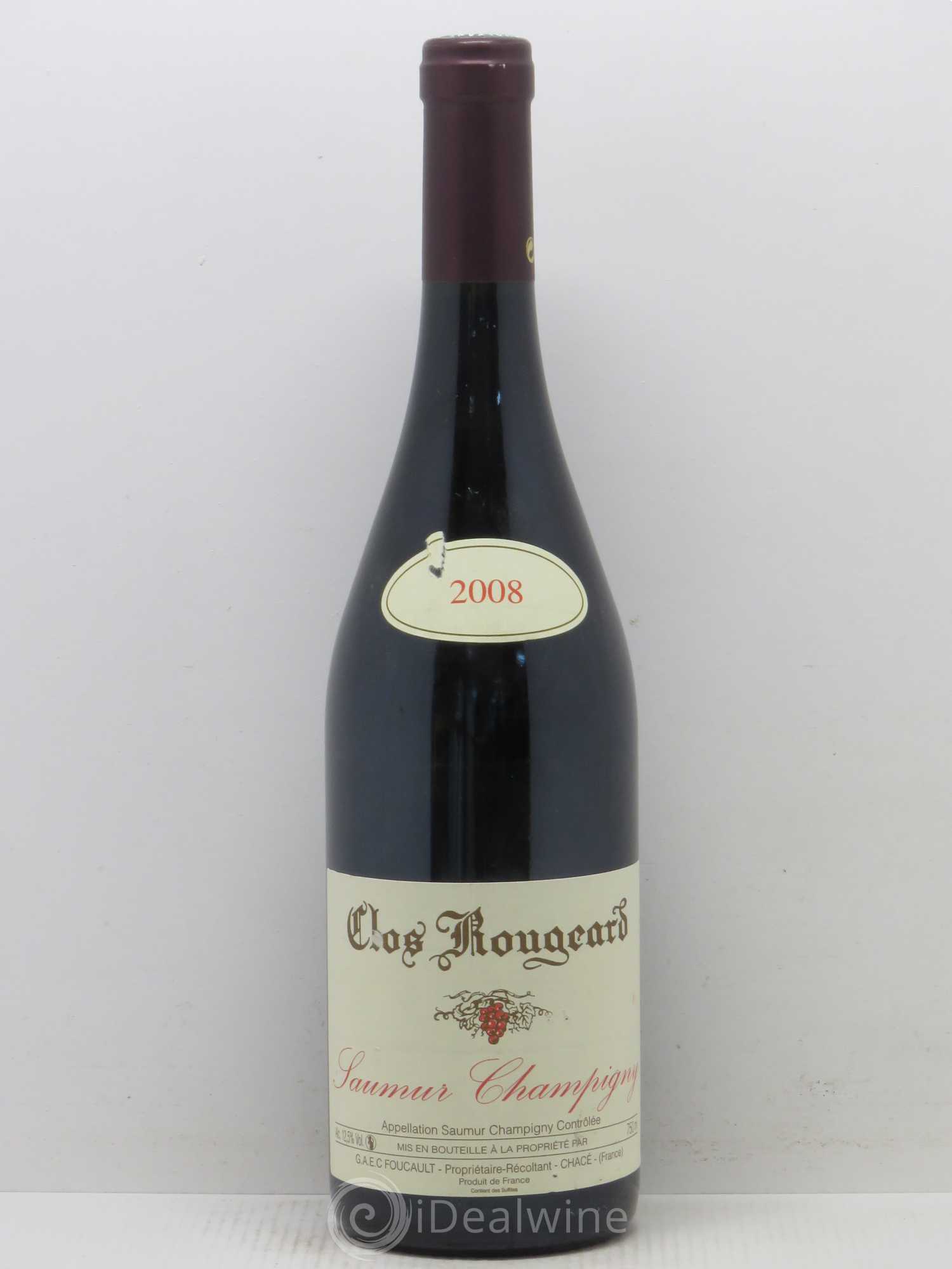Saumur-Champigny Clos Rougeard 2008 - Lot de 1 bouteille - 0