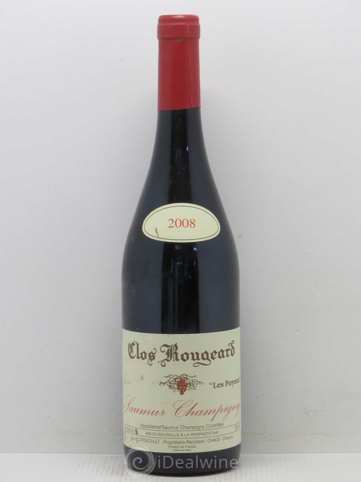 Saumur-Champigny Les Poyeux Clos Rougeard 2008 - Lot de 1 bouteille - 0