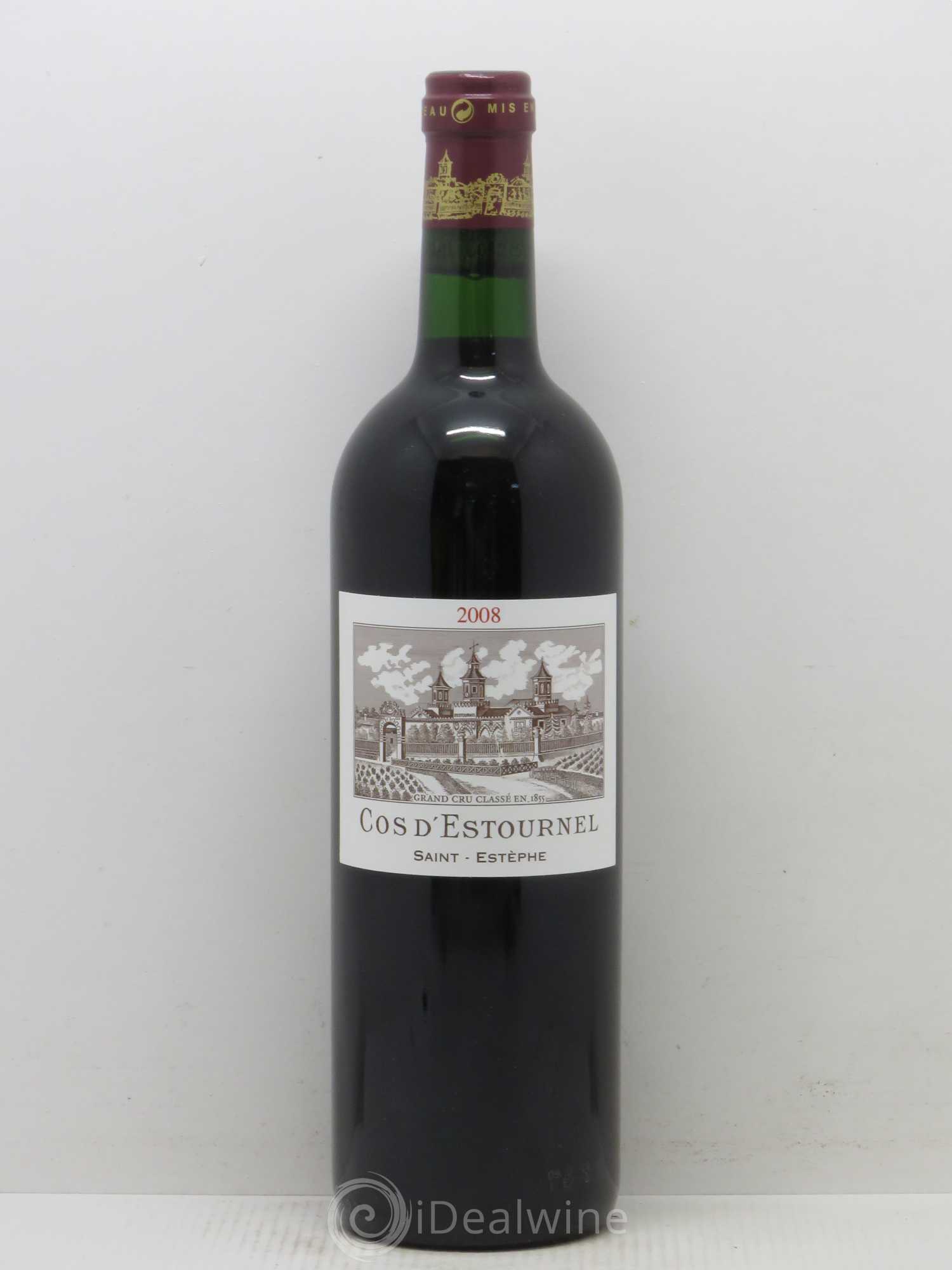 Cos d'Estournel 2ème Grand Cru Classé 2008 - Lot de 1 bouteille - 0