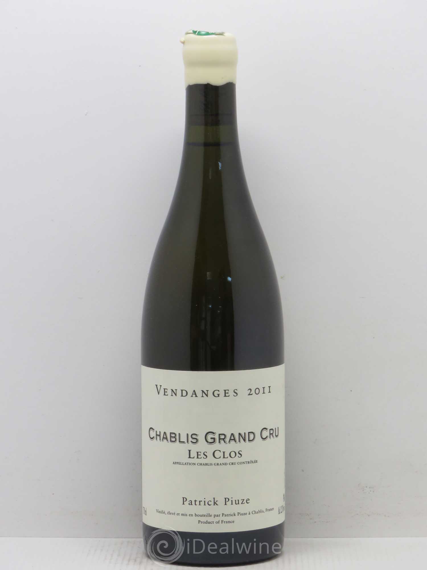 Chablis Grand Cru Les Clos Domaine Patrick Piuze 2011 - Posten von 1 Flasche - 0