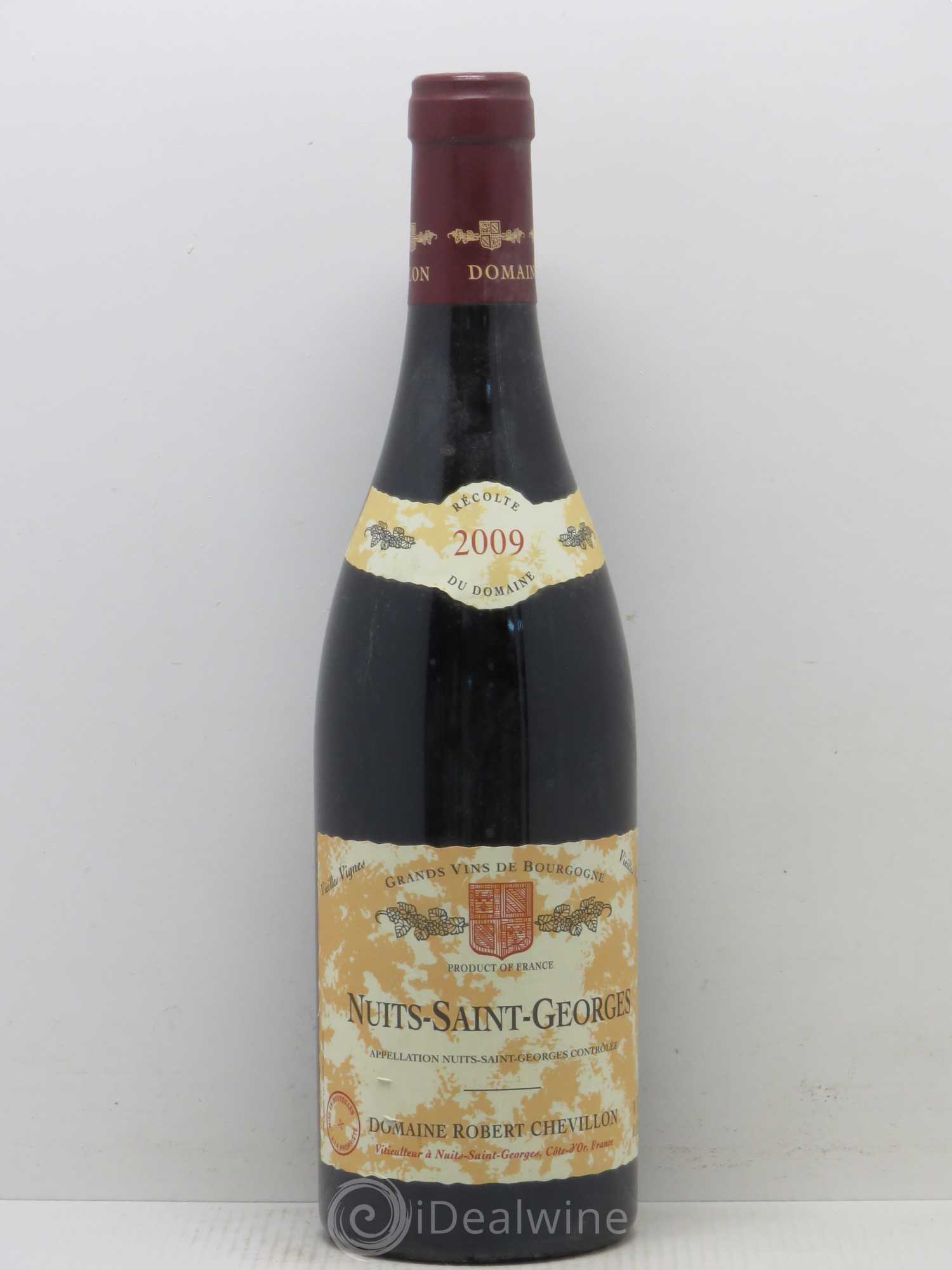 Nuits-Saint-Georges Vieilles vignes Robert Chevillon 2009 - Lot de 1 bouteille - 0
