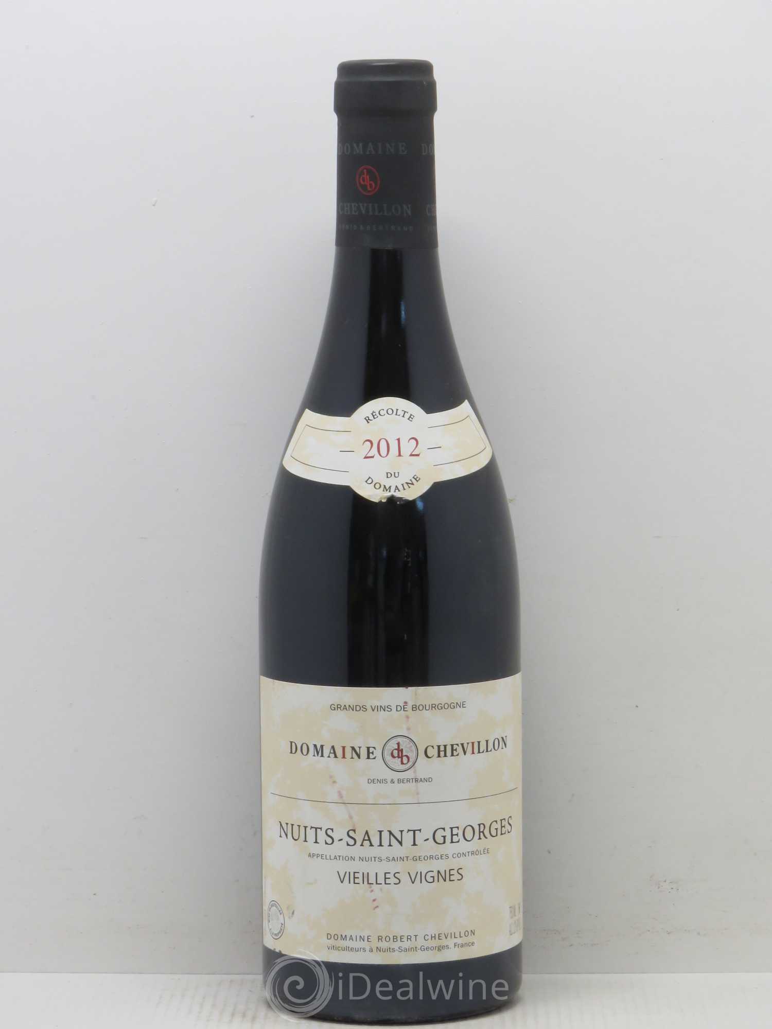 Nuits-Saint-Georges Vieilles vignes Robert Chevillon 2012 - Lot de 1 bouteille - 0
