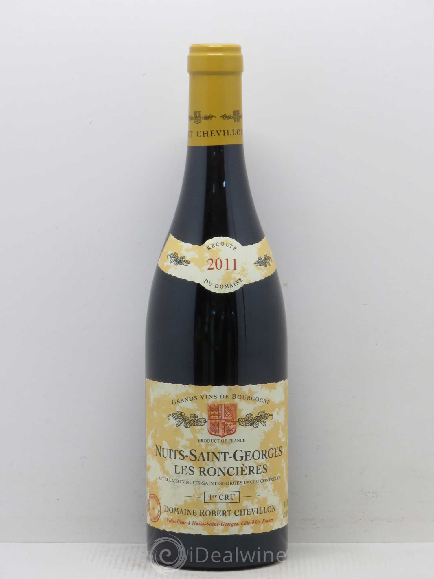 Nuits-Saint-Georges 1er Cru Les Roncières Robert Chevillon 2011 - Lot de 1 bouteille - 0
