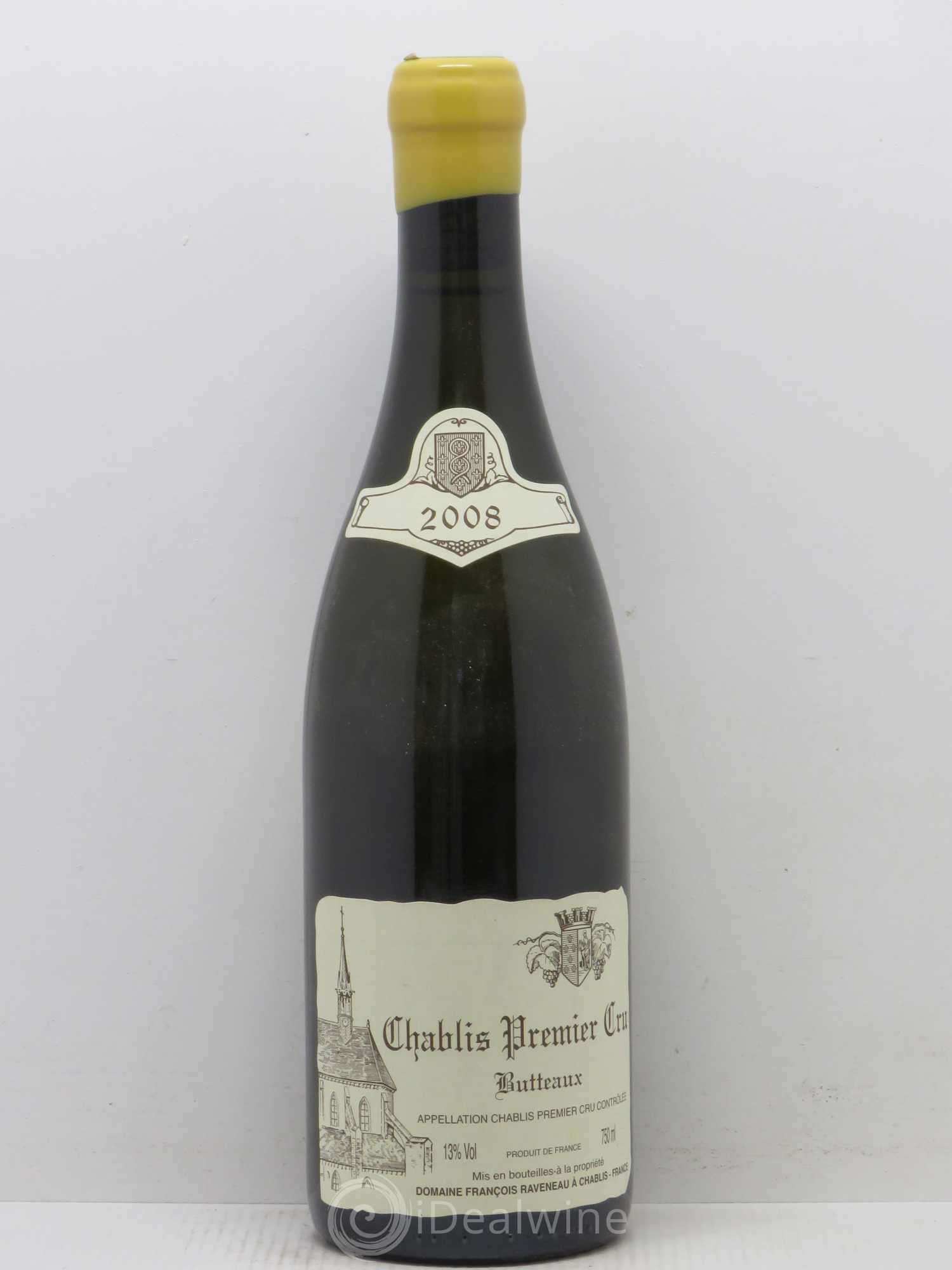 Chablis 1er Cru Butteaux Raveneau (Domaine) 2008 - Lot de 1 bouteille - 0