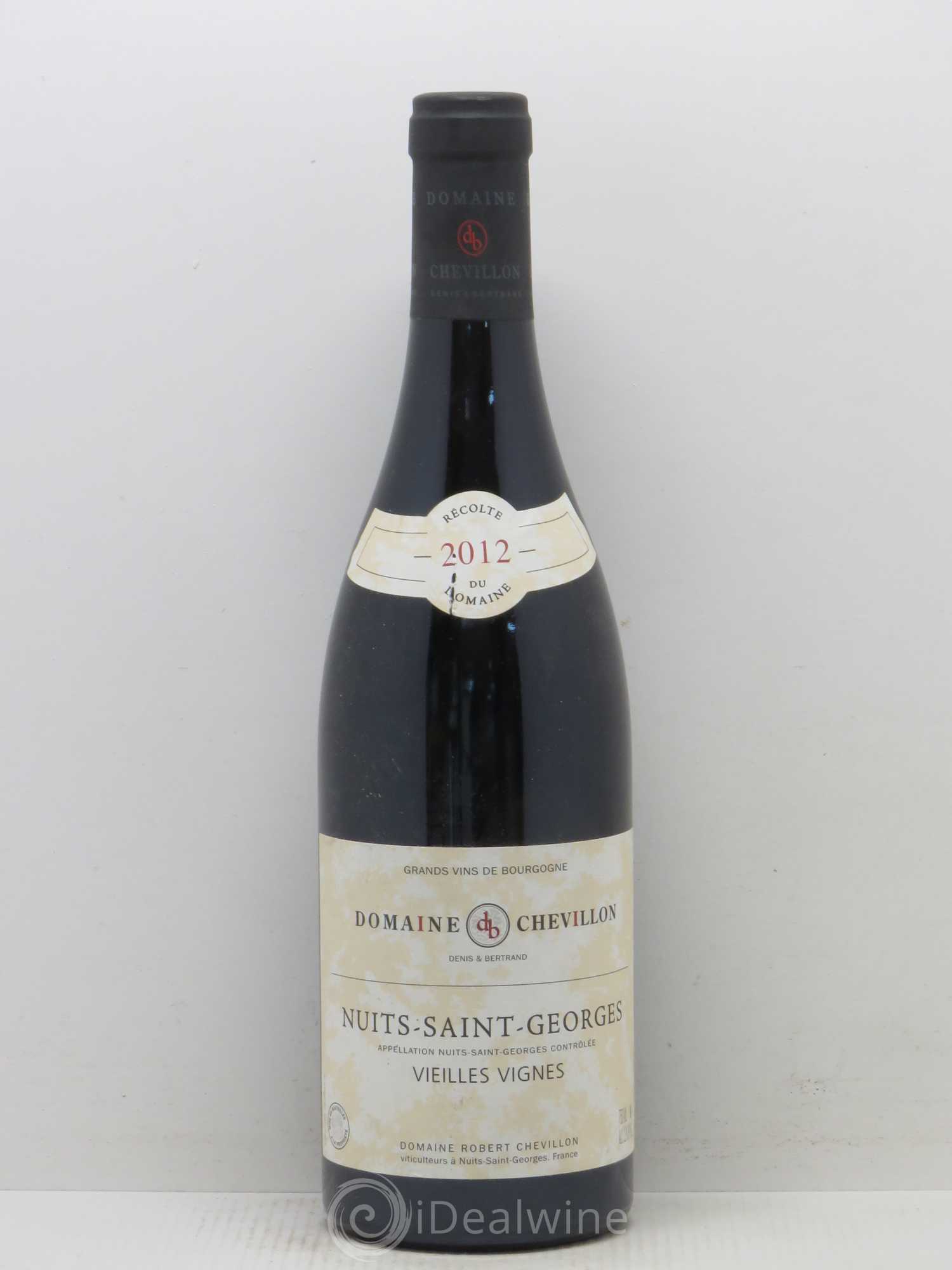 Nuits-Saint-Georges Vieilles vignes Robert Chevillon 2012 - Lot de 1 bouteille - 0