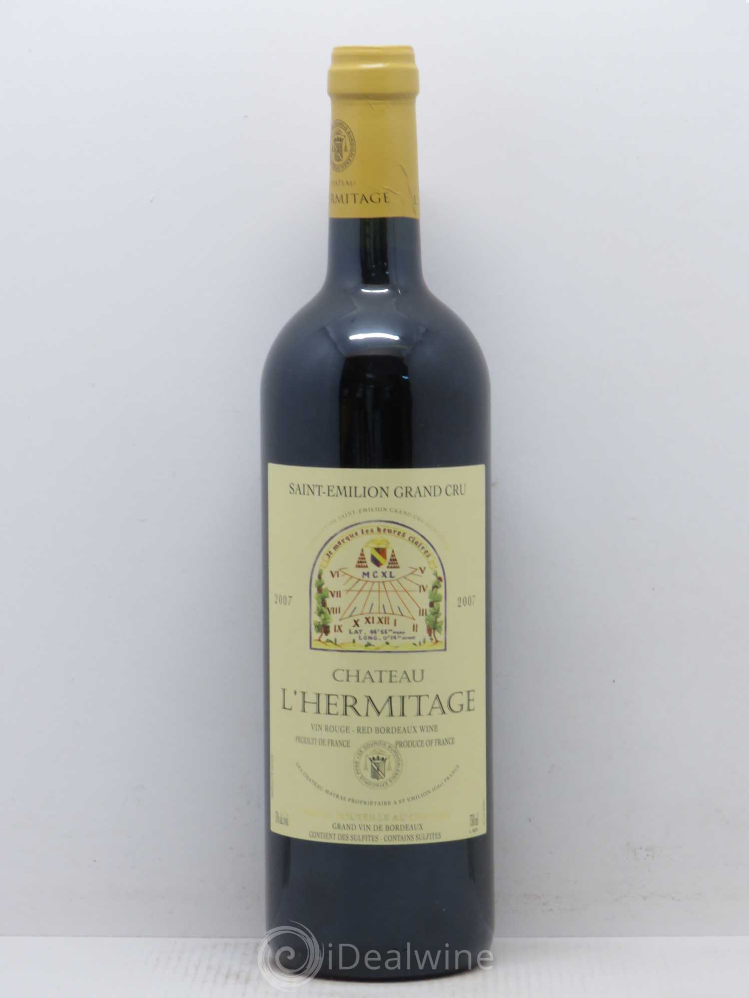 Château l' Hermitage (sans prix de réserve) 2007 - Lot de 1 bouteille - 0