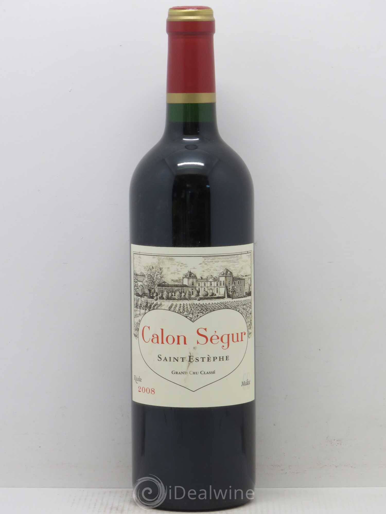 Château Calon Ségur 3ème Grand Cru Classé 2008 - Lot de 1 bouteille - 0