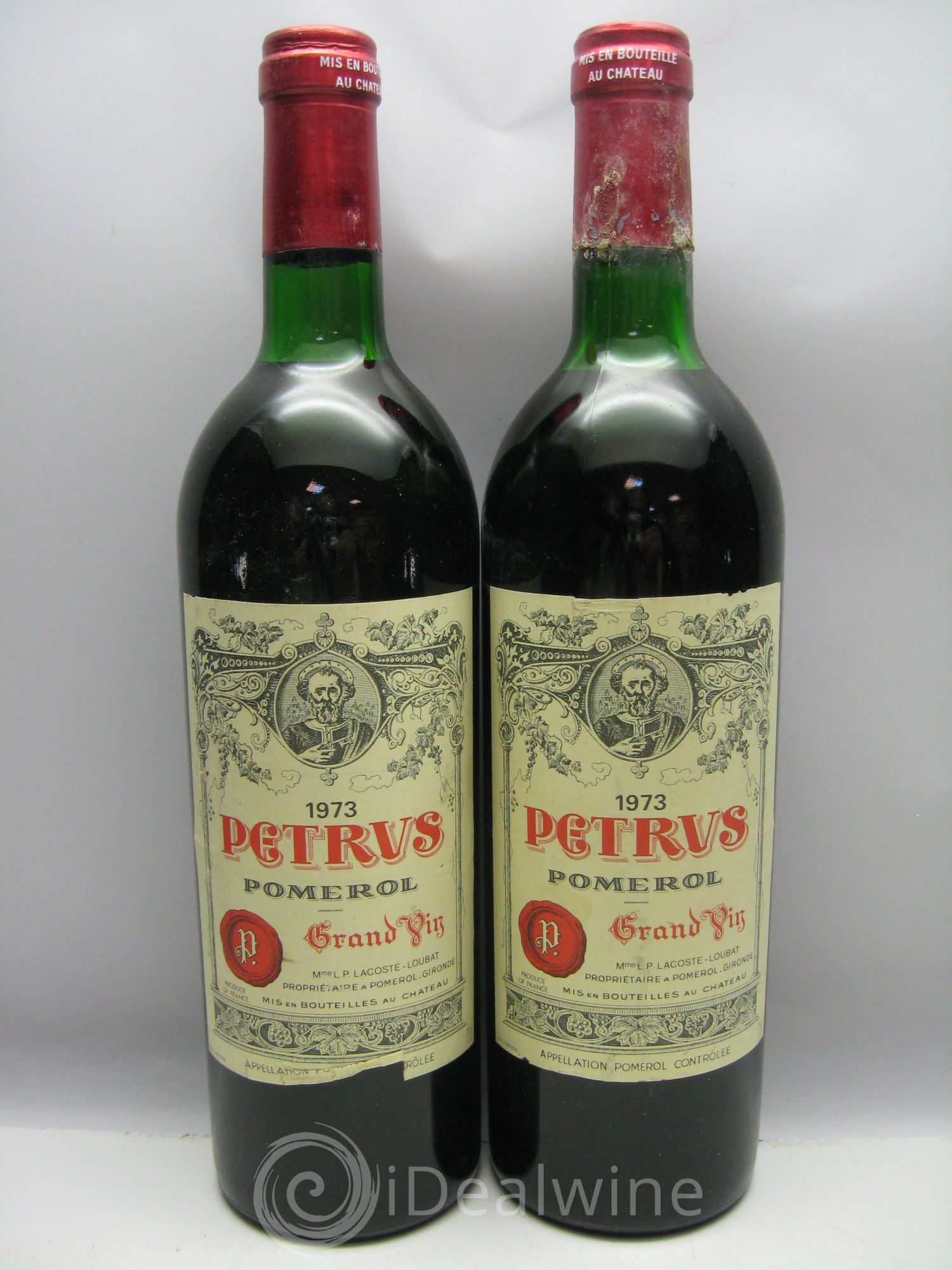 Petrus 1973 - Lot de 12 bouteilles - 0