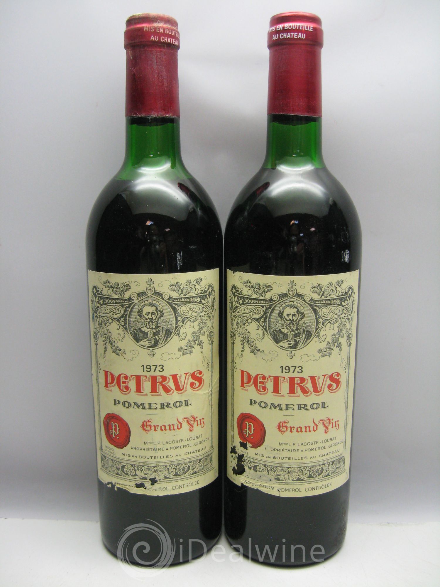 Petrus 1973 - Lot de 12 bouteilles - 1