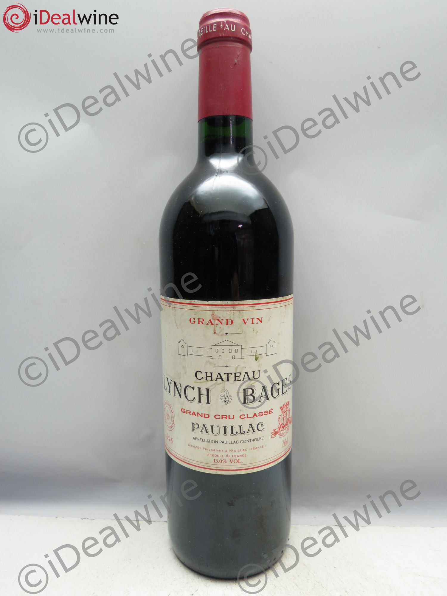 Château Lynch Bages 5ème Grand Cru Classé 1995 - Lot de 1 bouteille - 0