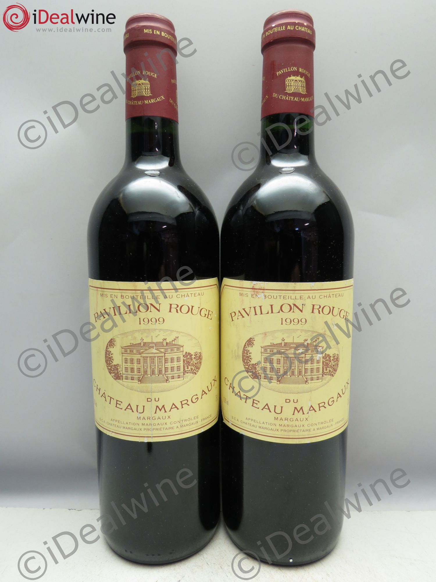 Pavillon Rouge du Château Margaux Second Vin 1999 - Lot de 2 bouteilles - 0