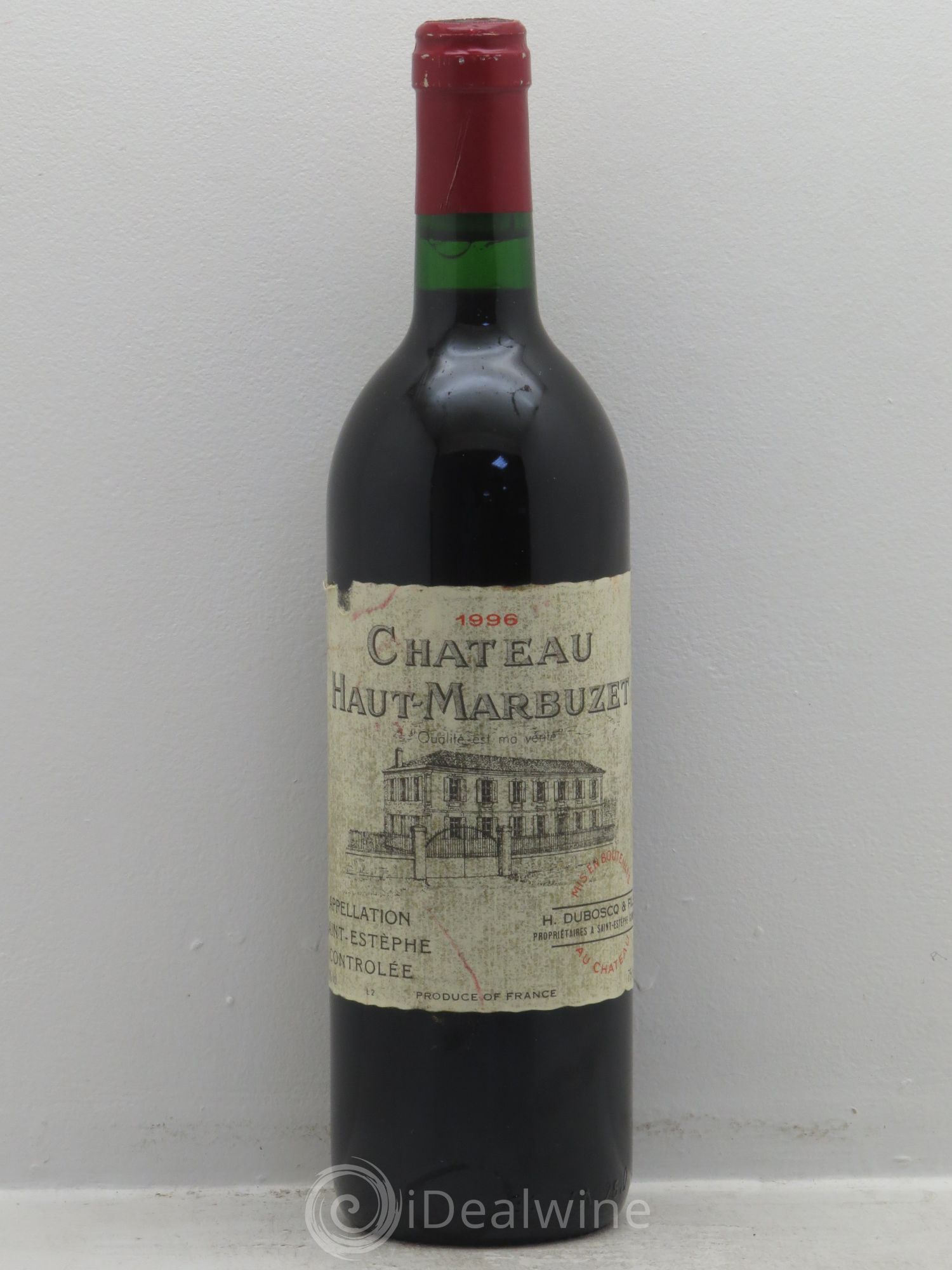 Château Haut Marbuzet 1996 - Lot de 1 bouteille - 0