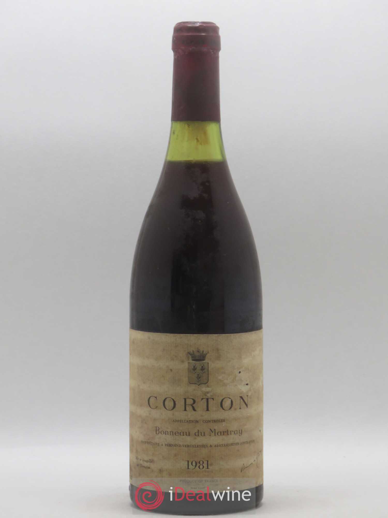 Corton Grand Cru Bonneau du Martray (Domaine) 1981 - Lot de 1 bouteille - 0