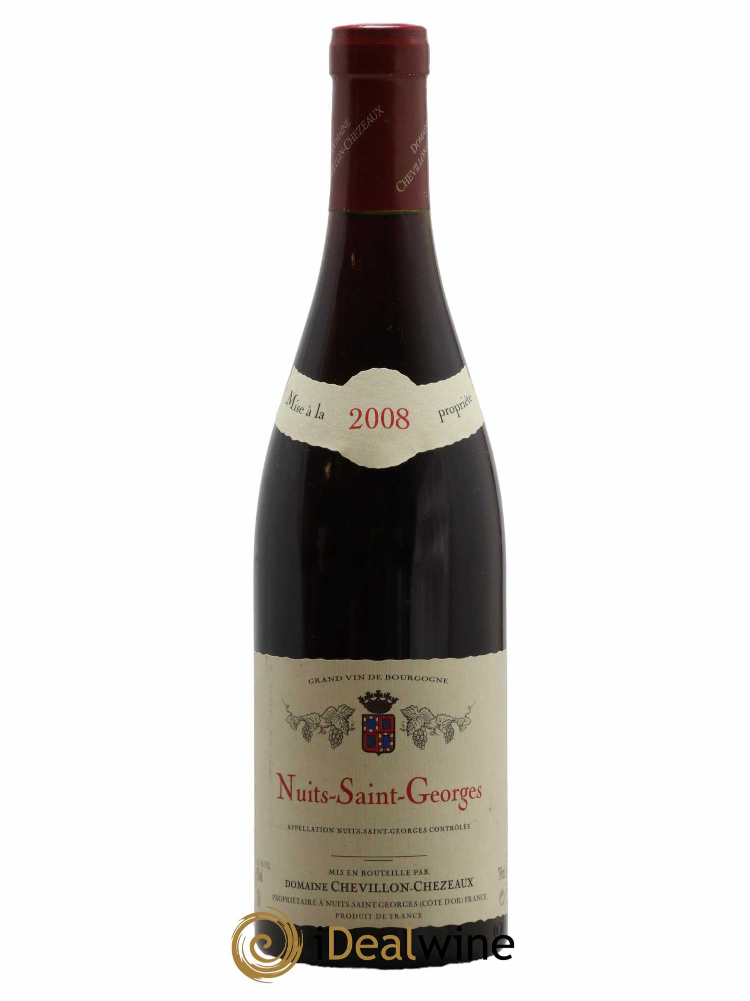 Nuits-Saint-Georges Chevillon Chezeaux 2008 - Lot de 1 bouteille - 0