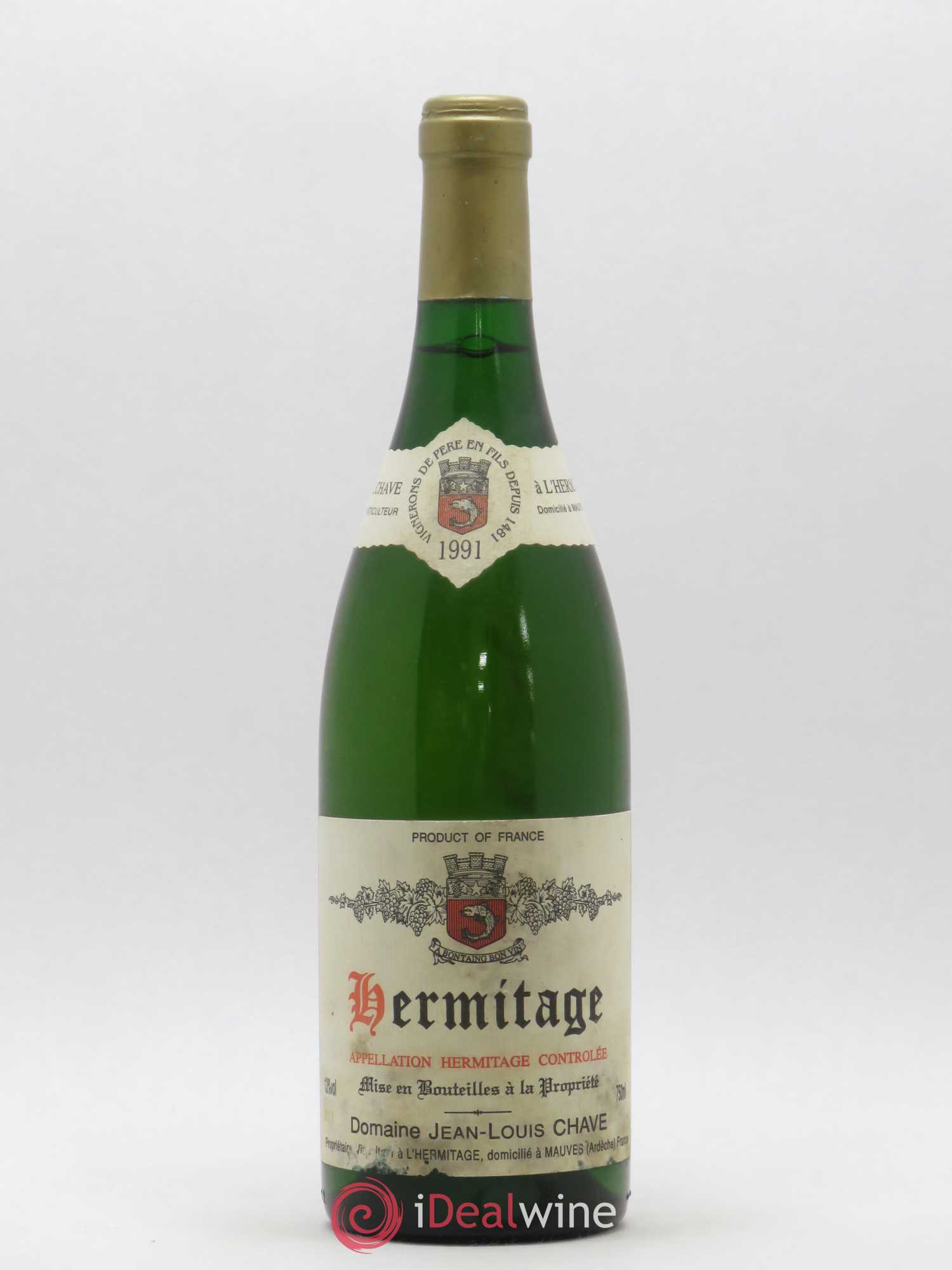 Hermitage Jean-Louis Chave 1991 - Lot de 1 bouteille - 0