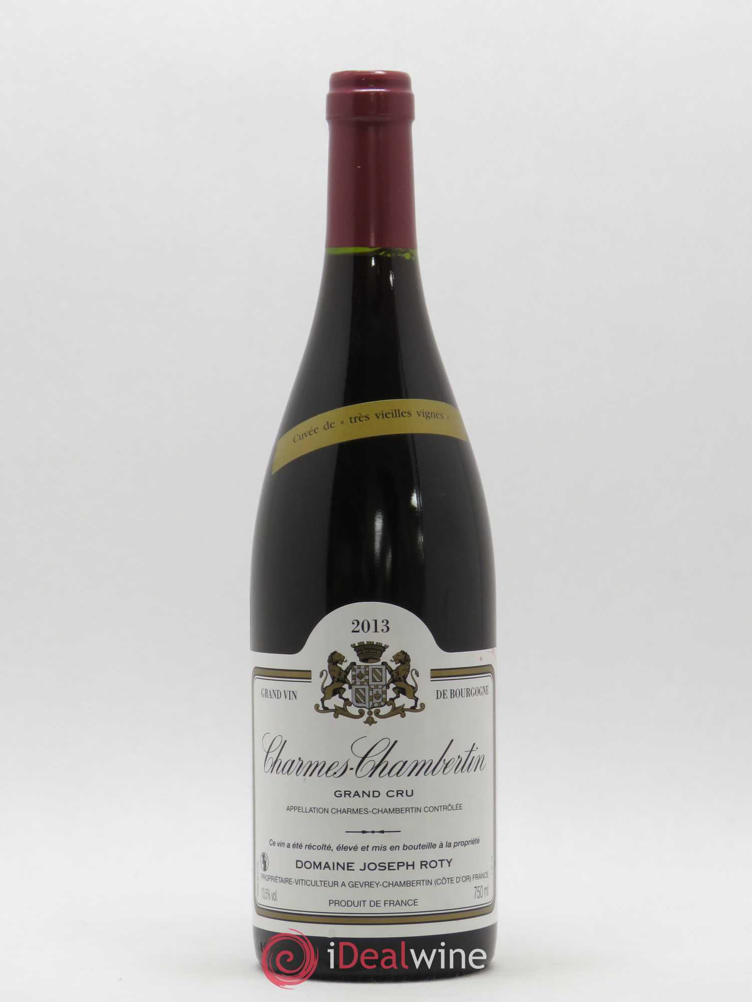 Charmes-Chambertin Grand Cru Très vieilles vignes Joseph Roty (Domaine) 2013 - Lot de 1 bouteille - 0