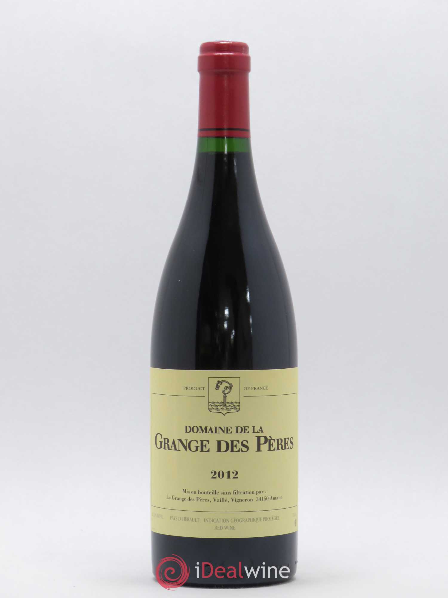 Pays d'Hérault Grange des Pères Laurent Vaillé 2012 - Lot de 1 bouteille - 0