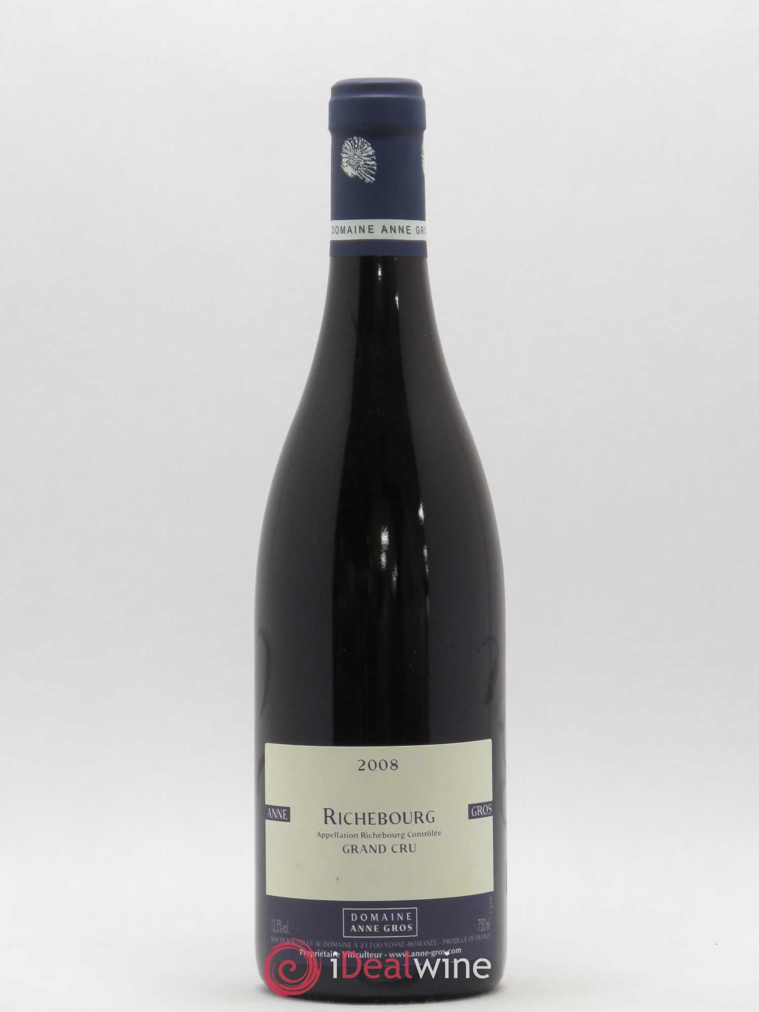Richebourg Grand Cru Anne Gros 2008 - Lot de 1 bouteille - 0