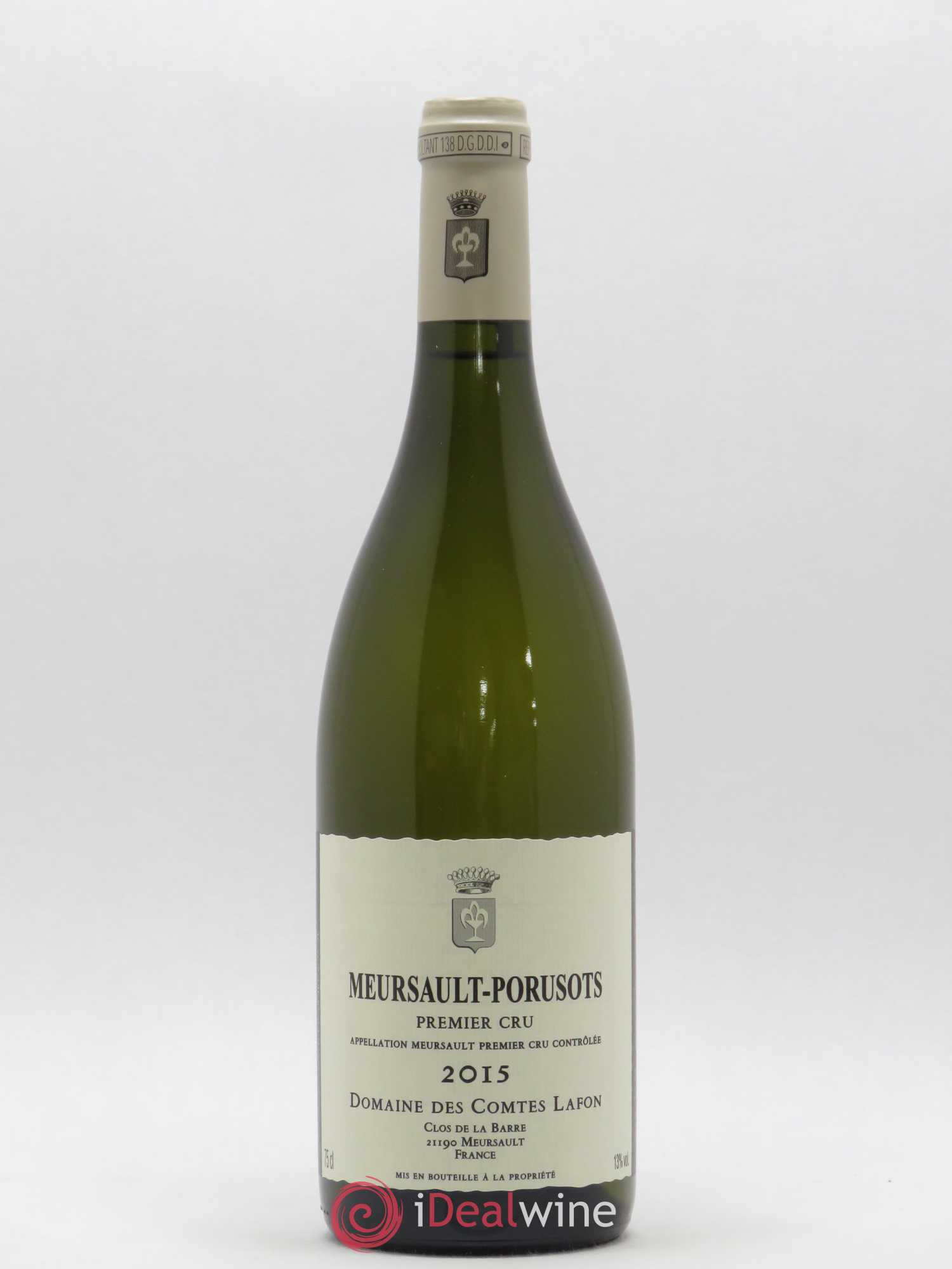 Meursault 1er Cru Porusots Comtes Lafon (Domaine des) 2015 - Lot de 1 bouteille - 0