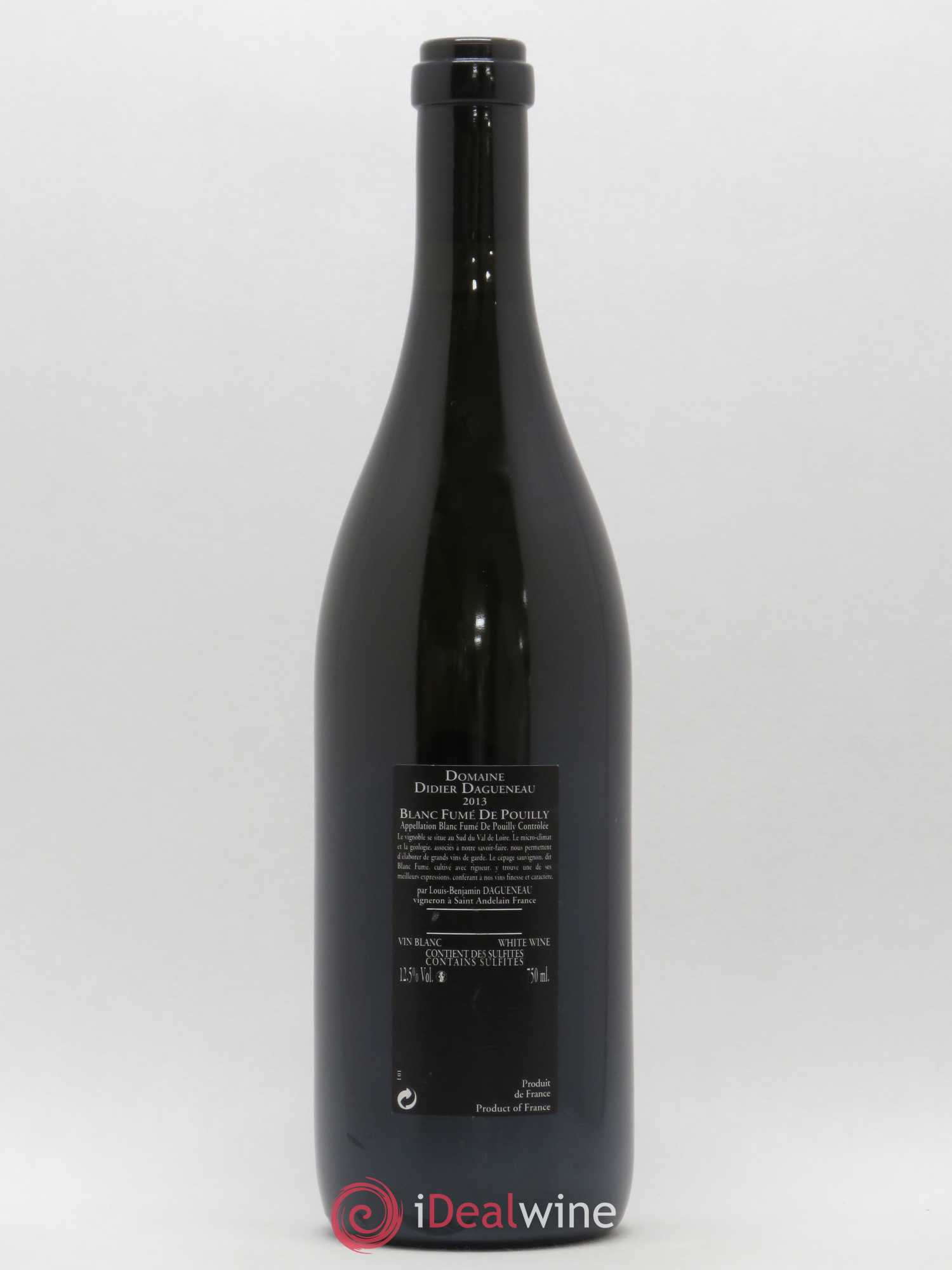 Vin de France (anciennement Pouilly-Fumé) Silex Dagueneau (Domaine Didier - Louis-Benjamin) 2013 - Lot de 1 bouteille - 1