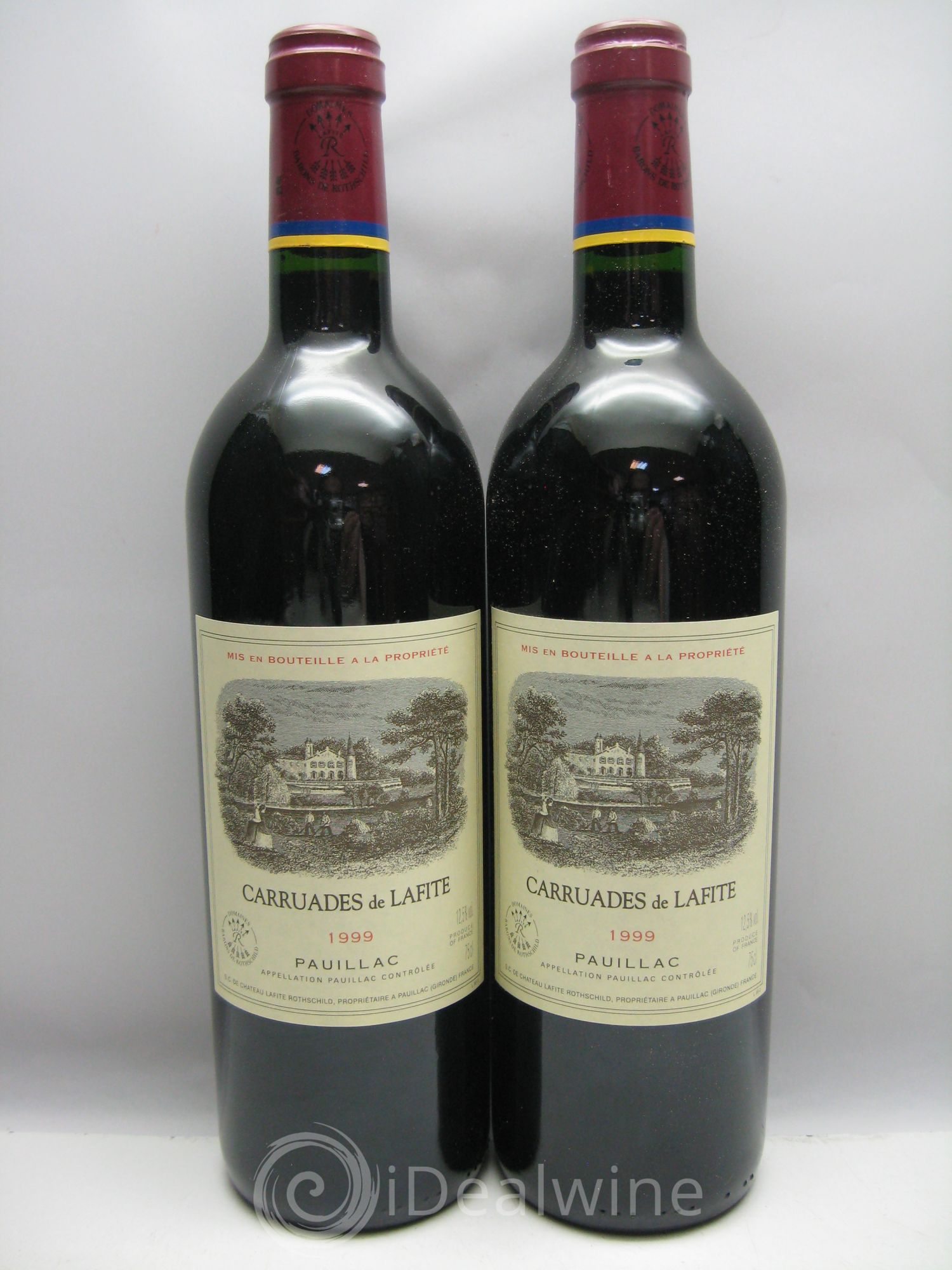 Carruades de Lafite Rothschild Second Vin 1999 - Lot de 12 bouteilles - 0