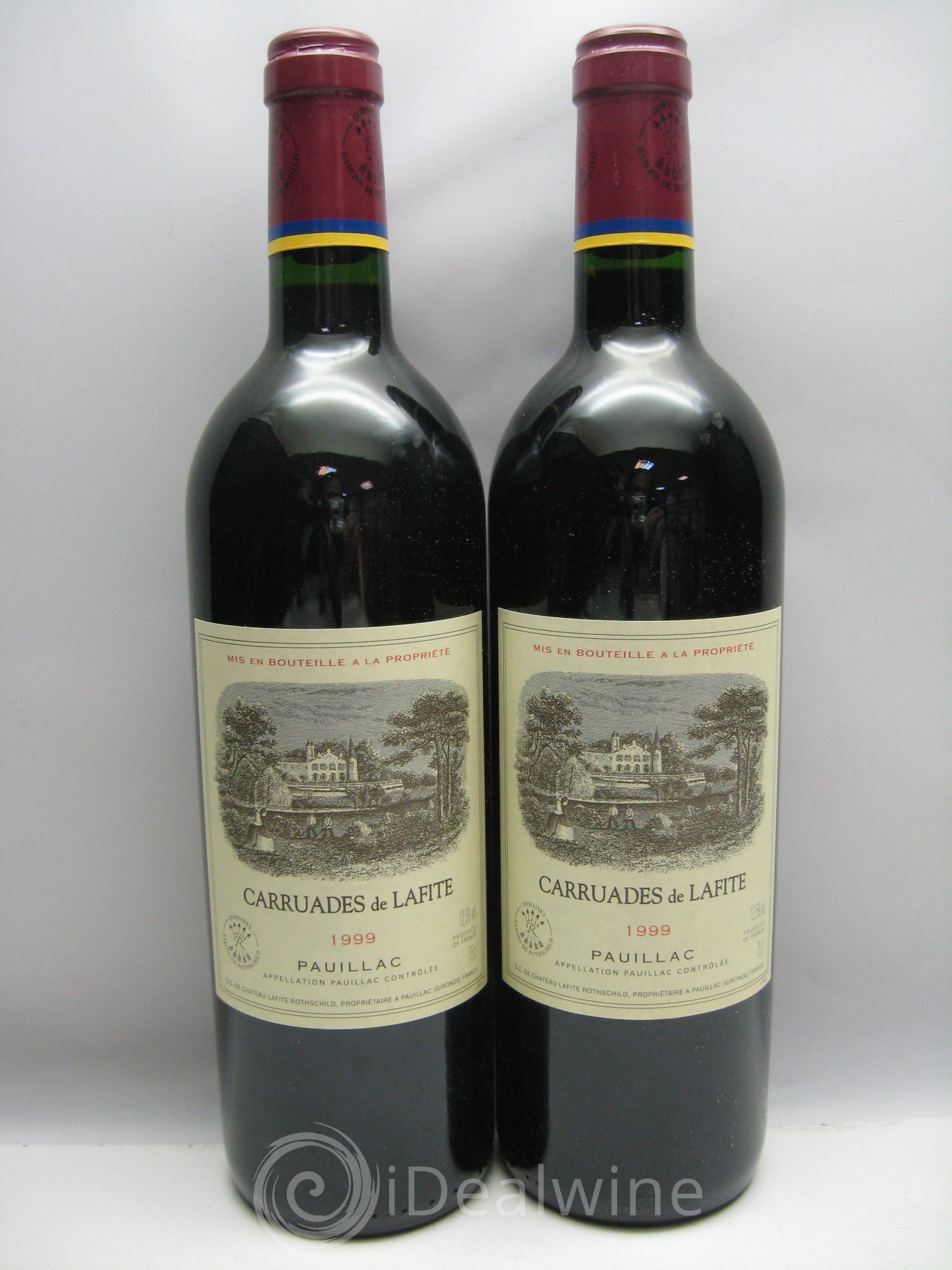 Carruades de Lafite Rothschild Second Vin 1999 - Lot de 12 bouteilles - 1