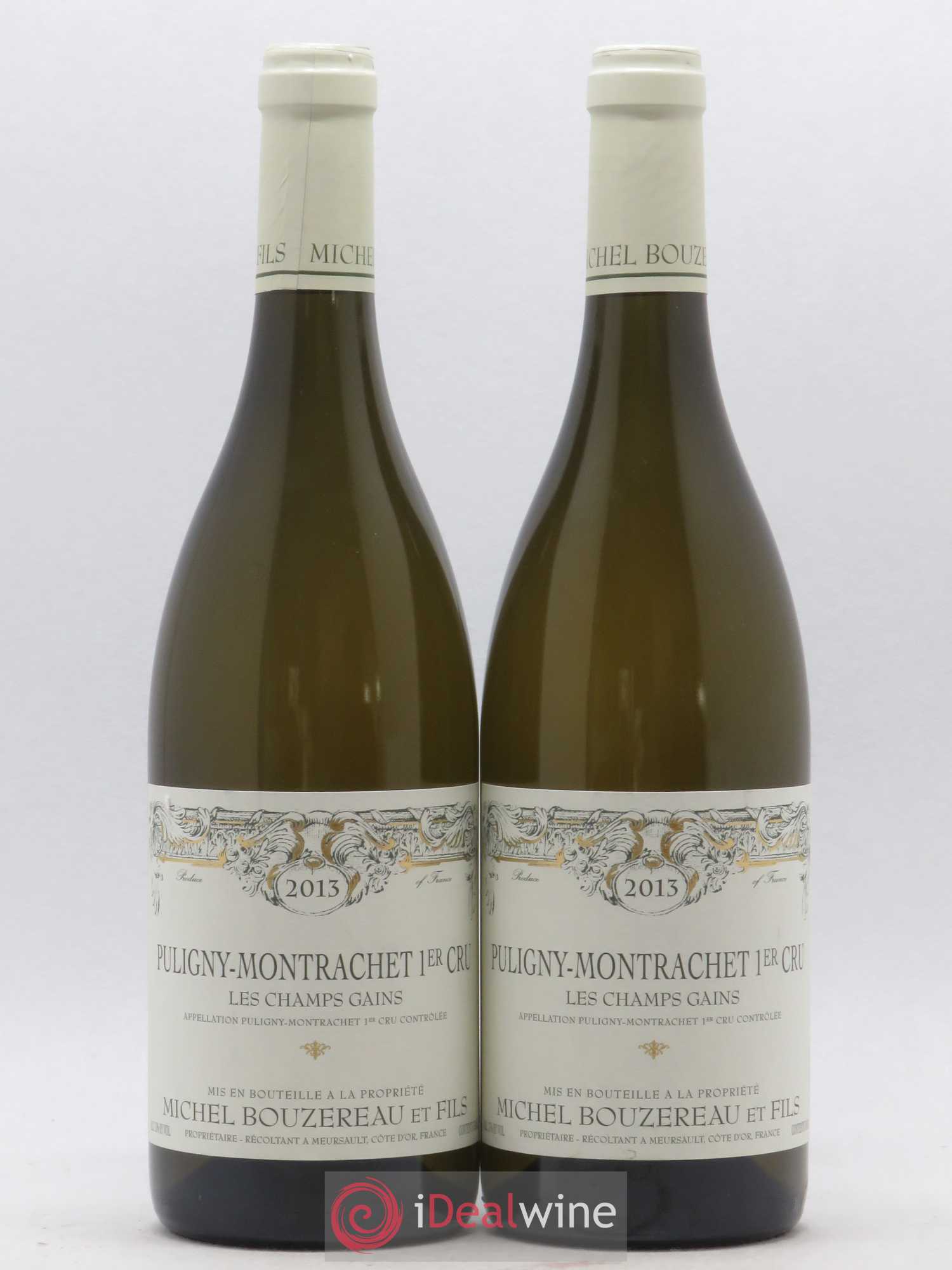 Puligny-Montrachet 1er Cru Les Champs Gains Michel Bouzereau et Fils (Domaine) 2013 - Lot de 2 bouteilles - 0