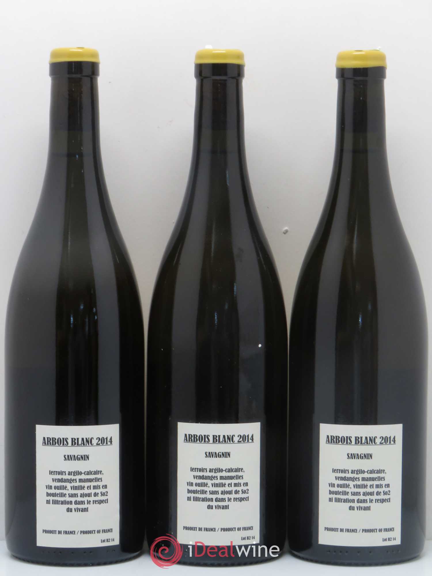 Arbois-Pupillin Savagnin Adeline Houillon & Renaud Bruyère 2014 - Lot de 3 bouteilles - 1