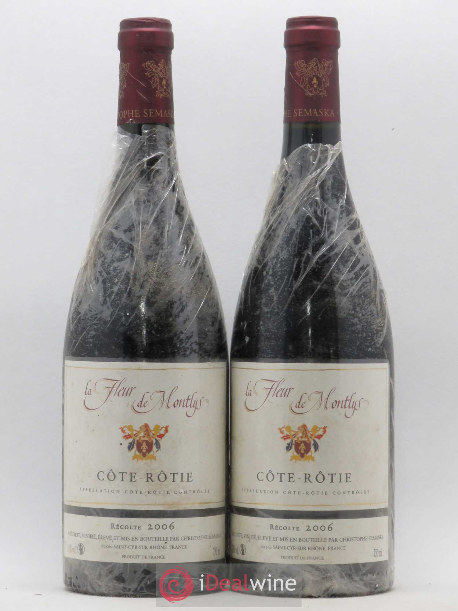 Côte-Rôtie La Fleur de Montlys Christophe Semaska 2006 - Posten von 2 Flaschen - 0