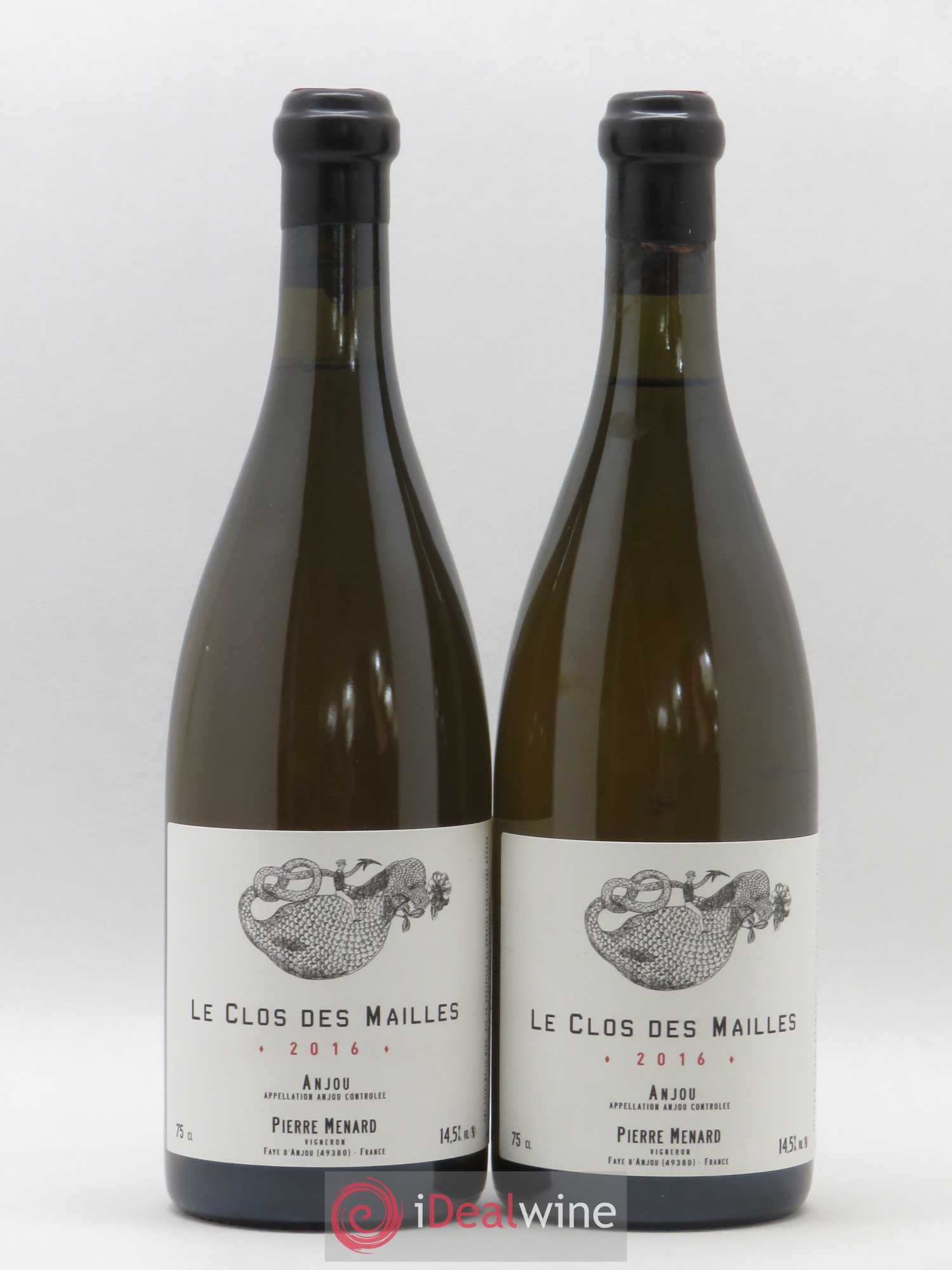 Anjou Le Clos des Mailles Pierre Menard 2016 - Posten von 2 Flaschen - 0