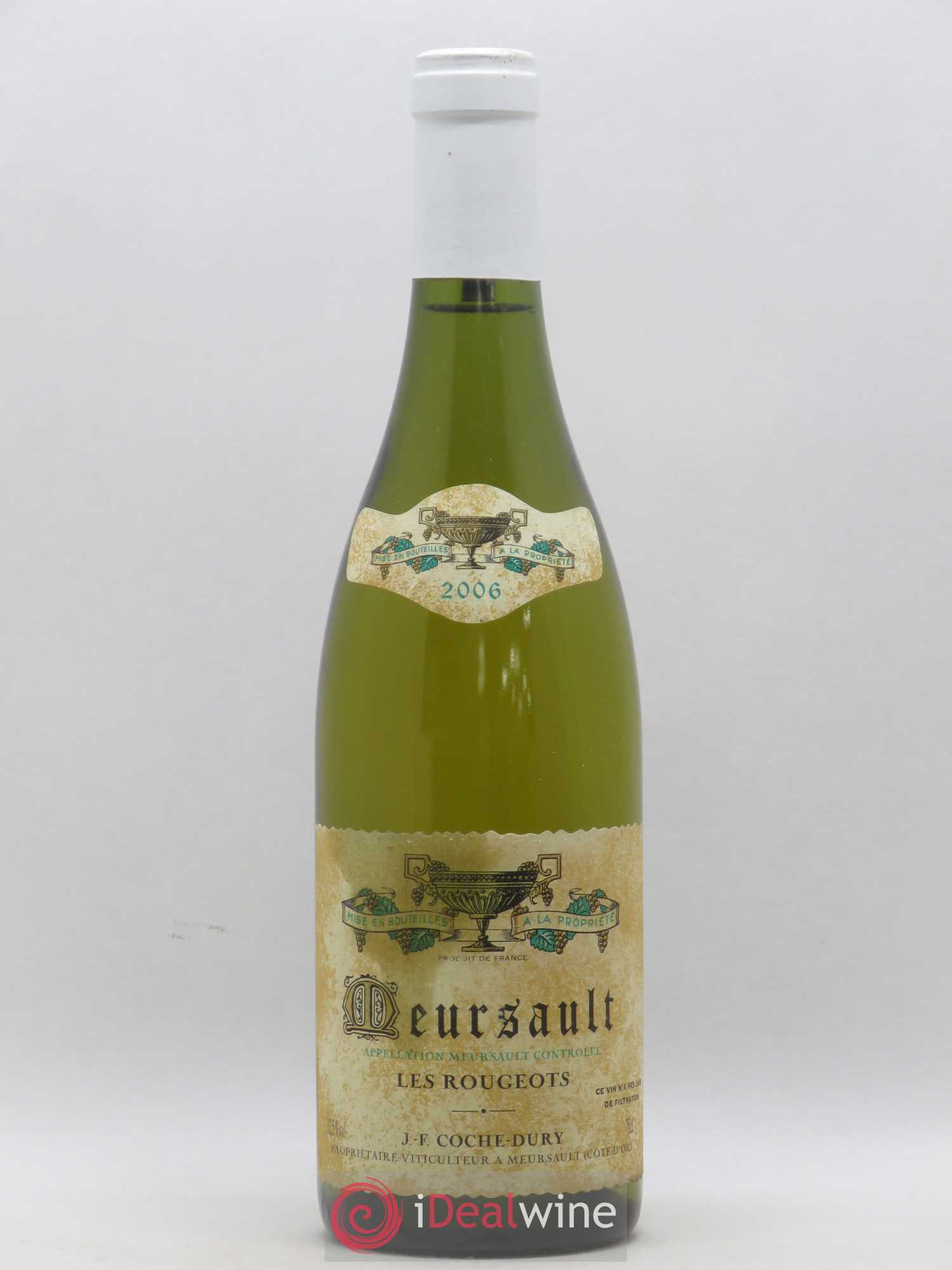 Meursault Les Rougeots Coche Dury (Domaine) 2006 - Lot de 1 bouteille - 0