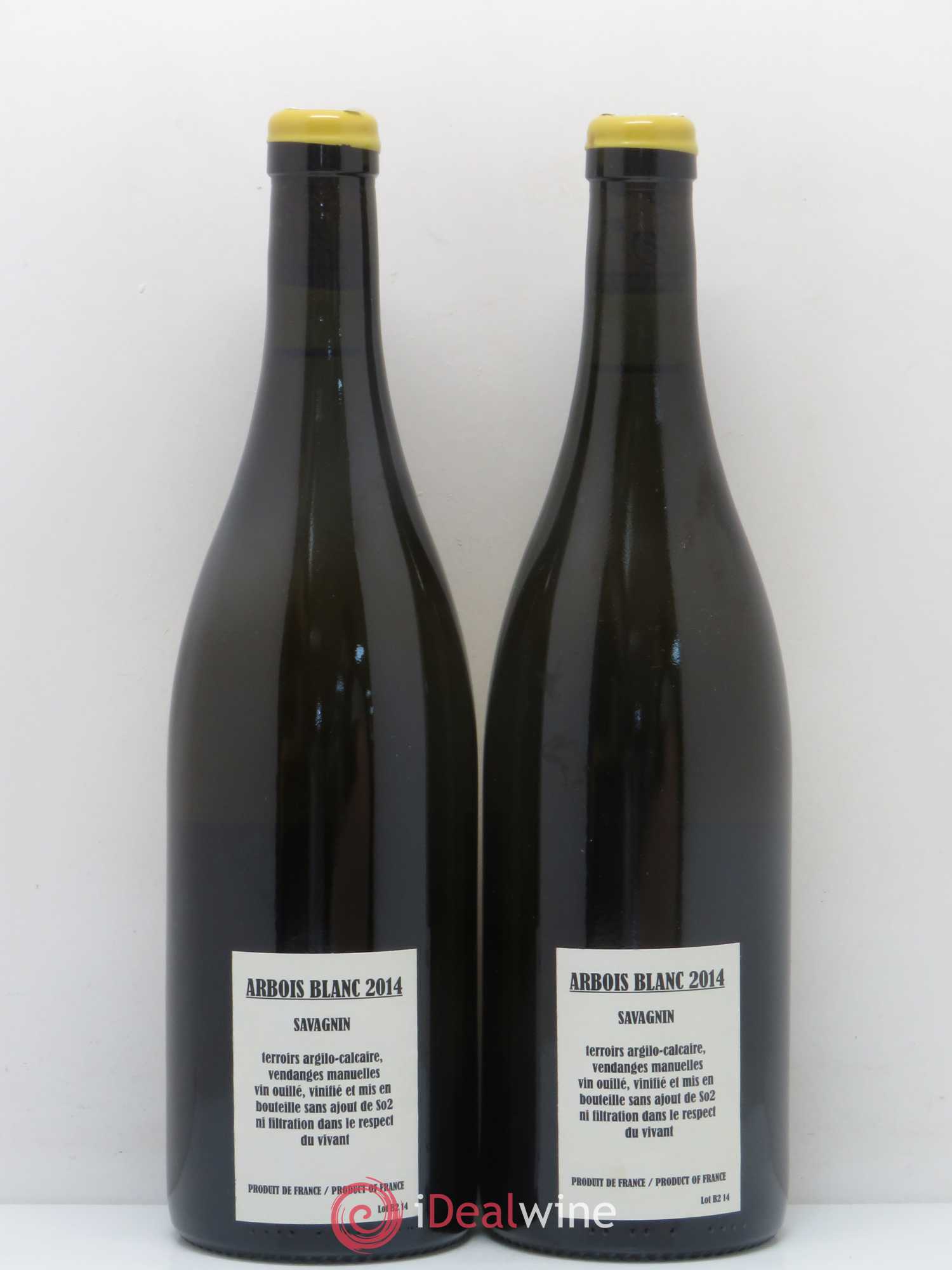 Arbois-Pupillin Savagnin Adeline Houillon & Renaud Bruyère 2014 - Lot de 2 bouteilles - 1