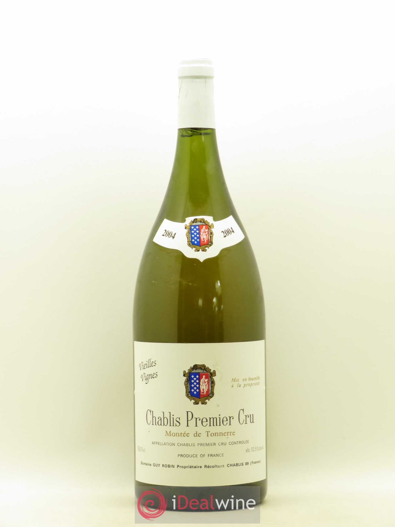 Chablis 1er Cru Montée de Tonnerre Domaine Guy Robin Vieilles Vignes (sans prix de réserve) 2004 - Posten von 1 Magnum - 0