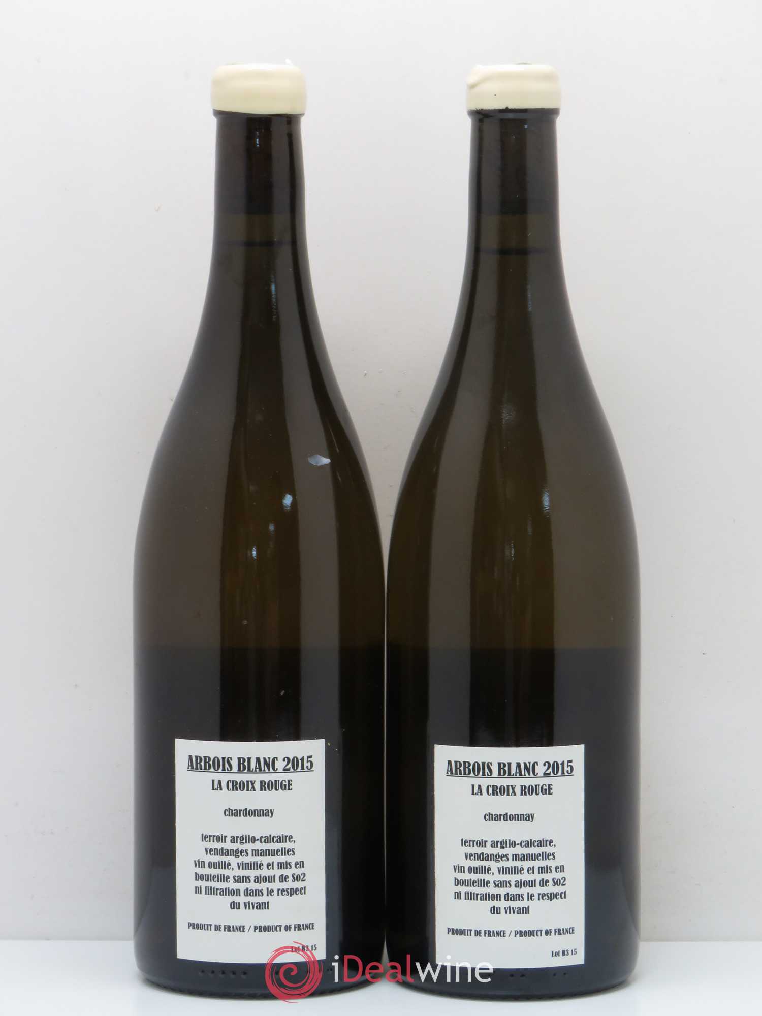 Arbois Chardonnay La Croix Rge Doamine R.Bruyere 2015 - Posten von 2 Flaschen - 1