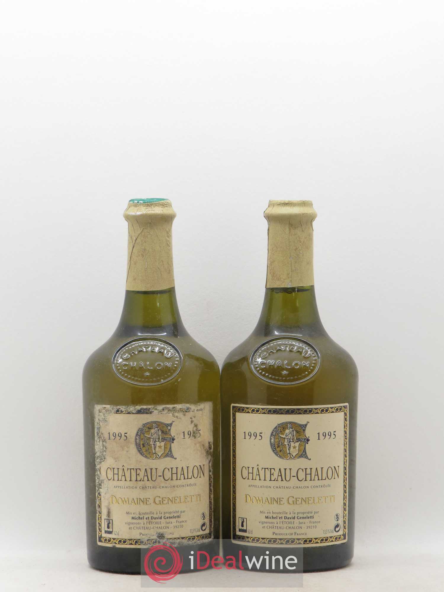 Château-Chalon Domaine Geneletti (sans prix de réserve) 1995 - Posten von 2 Flaschen - 0