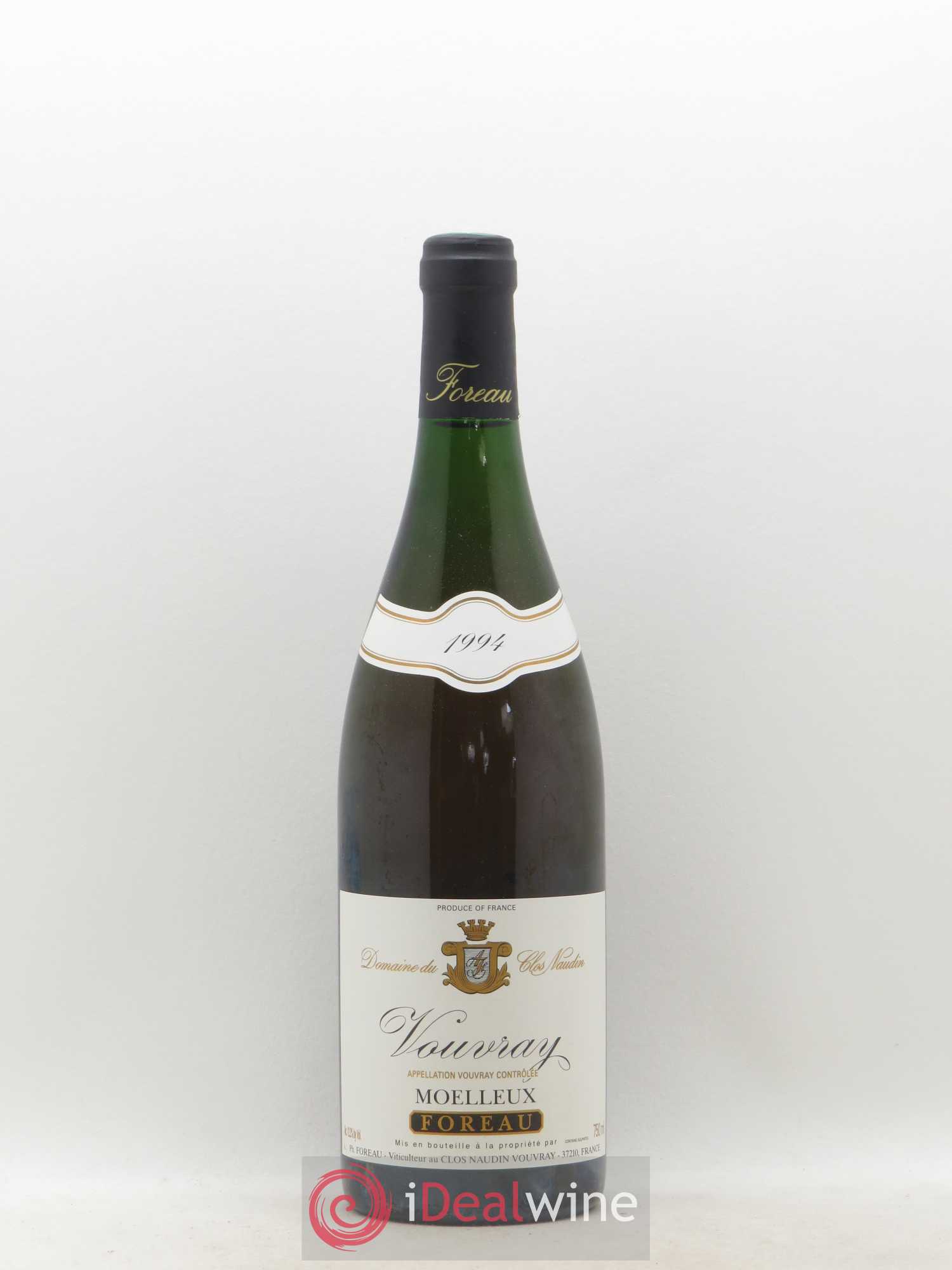 Vouvray Moelleux Clos Naudin - Philippe Foreau (senza prezzo di riserva) 1994 - Lotto di 1 bottiglia - 0