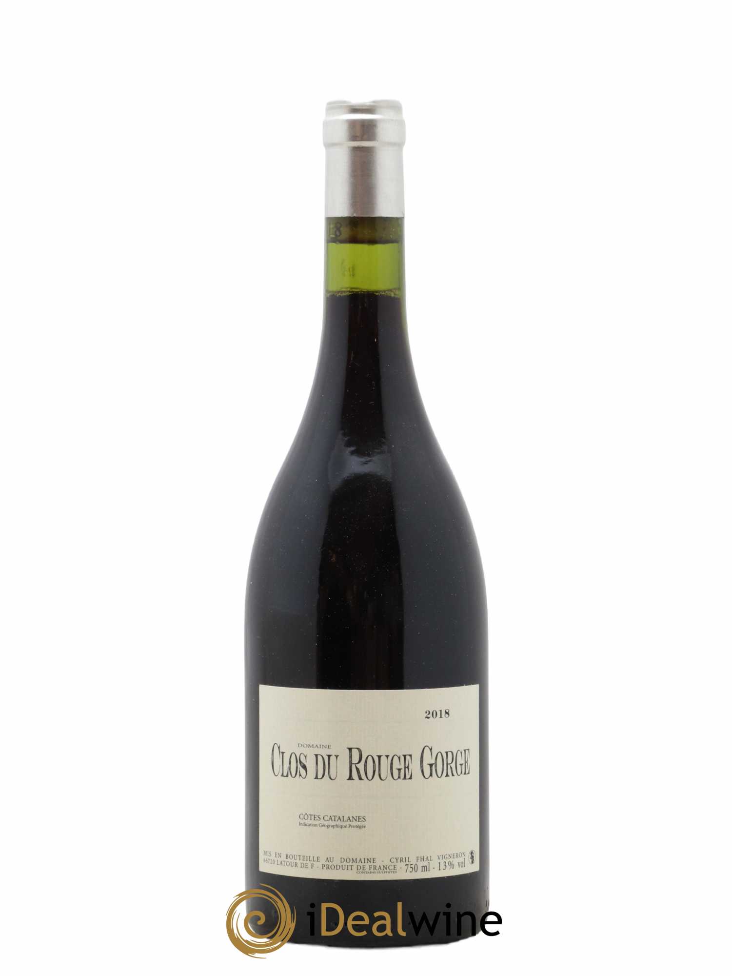 Côtes Catalanes Clos du Rouge Gorge Cyril Fhal 2018 - Lot de 1 bouteille - 0